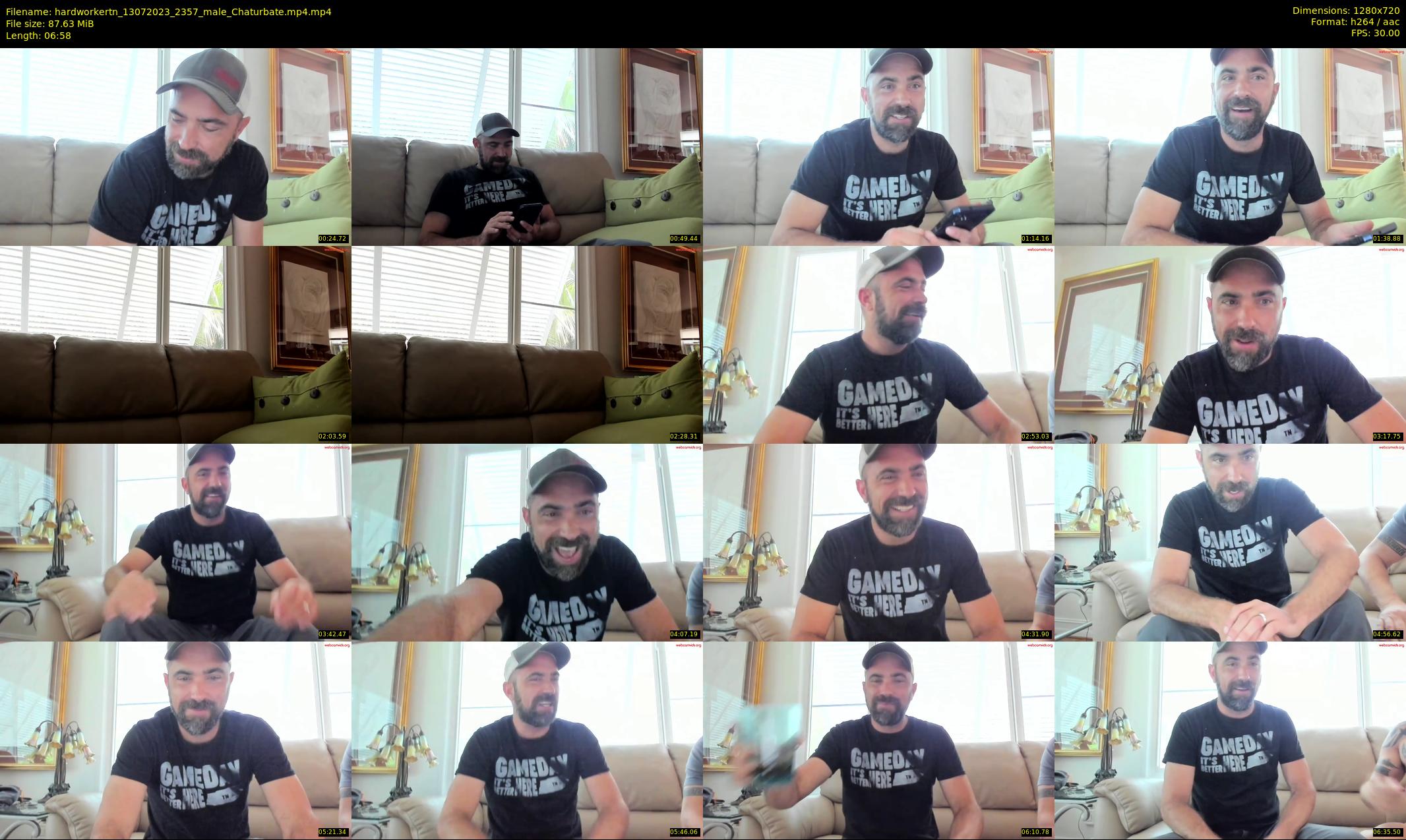 hardworkertn — 7 minute Chaturbate male cam show recording, 720p, Jul 13, 2023