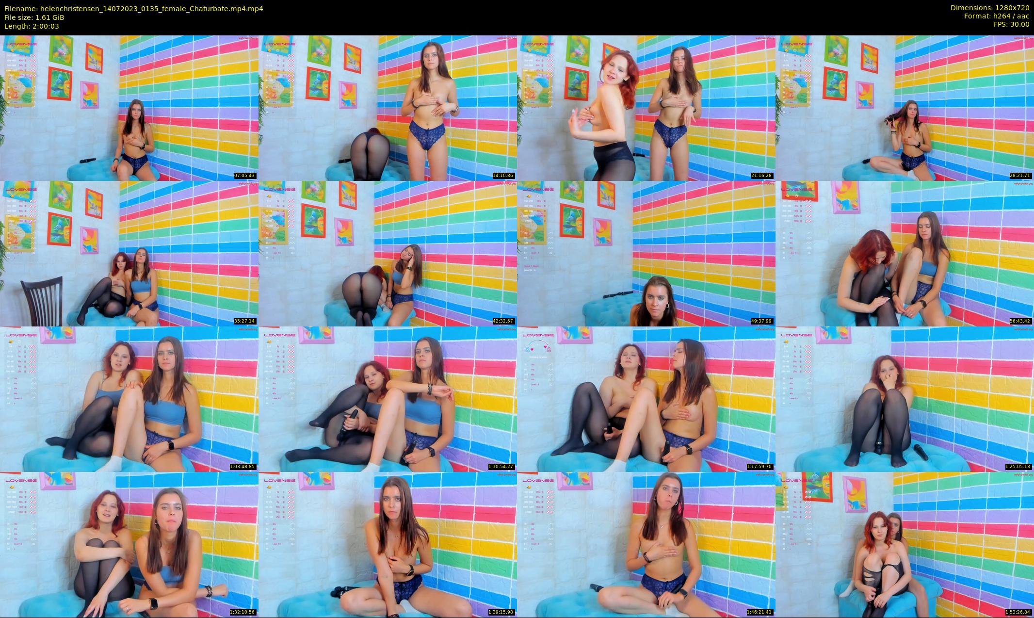 helenchristensen — 121 minute Chaturbate female cam show recording, 720p, Jul 14, 2023