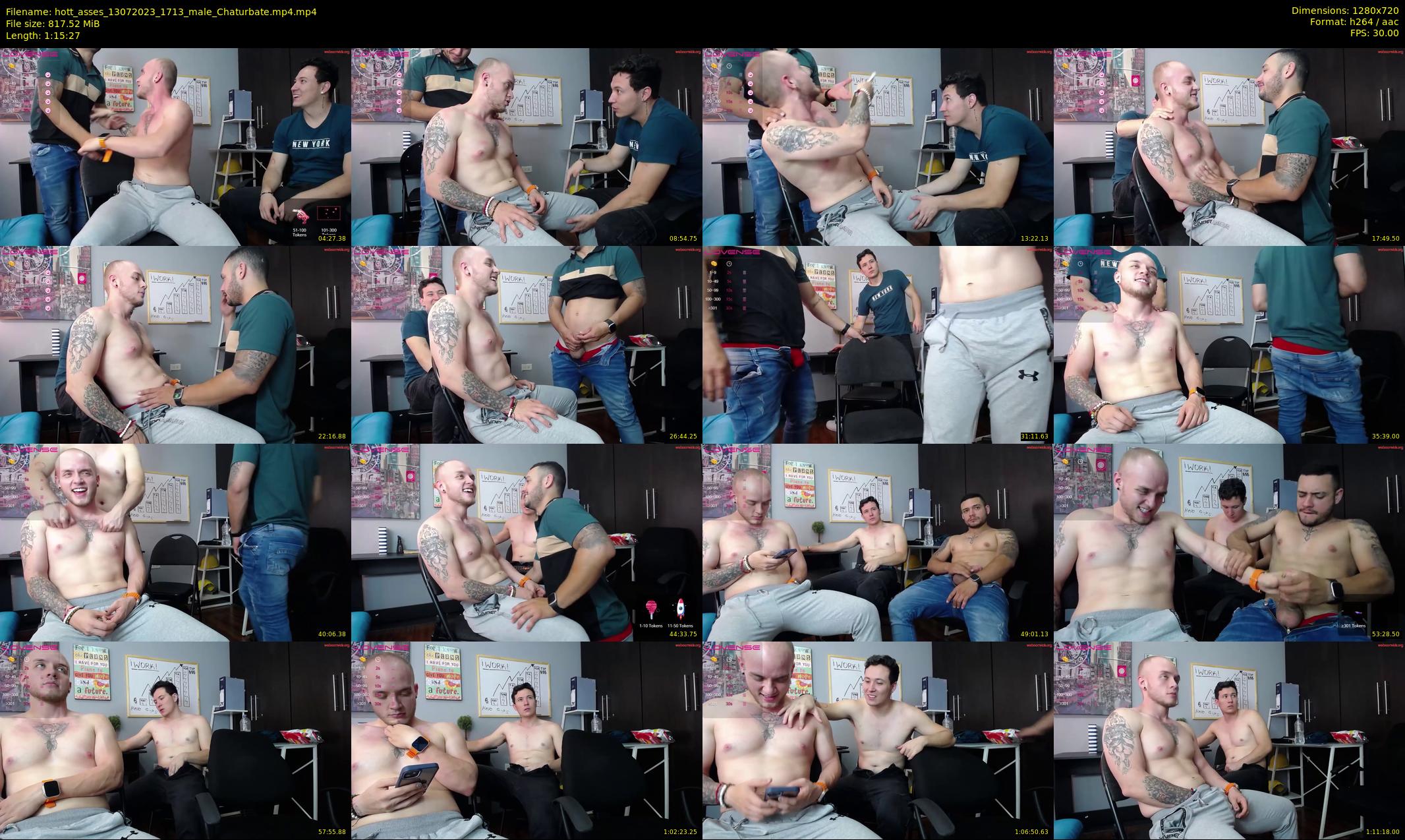 hott_asses — 76 minute Chaturbate male cam show recording, 720p, Jul 13, 2023