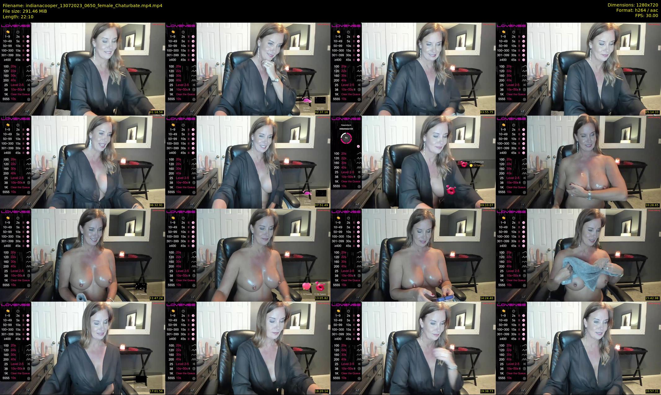 indianacooper — 23 minute Chaturbate female cam show recording, 720p, Jul 13, 2023
