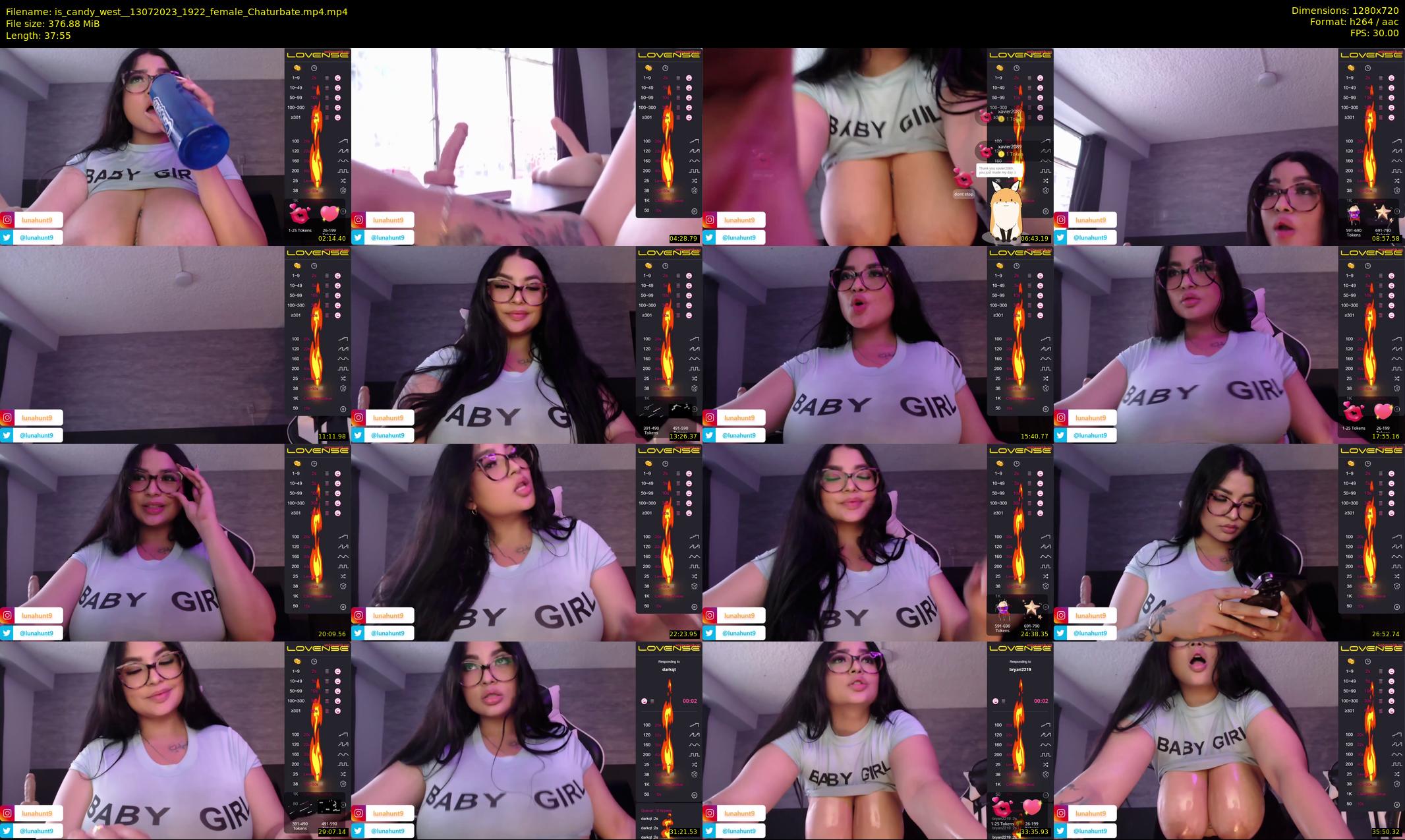 is_candy_west_ — 38 minute Chaturbate female cam show recording, 720p, Jul 13, 2023