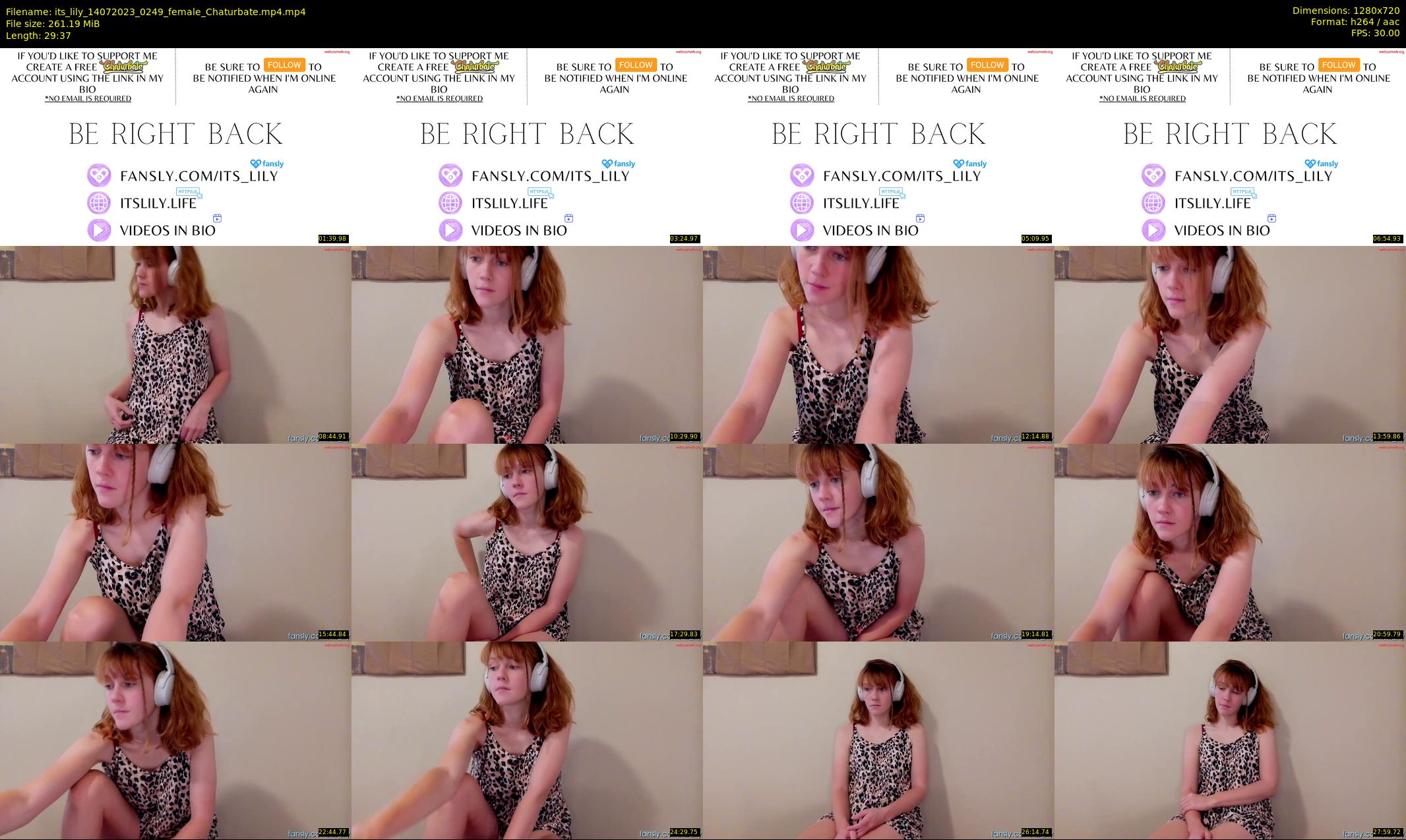 its_lily — 30 minute Chaturbate female cam show recording, 720p, Jul 14, 2023