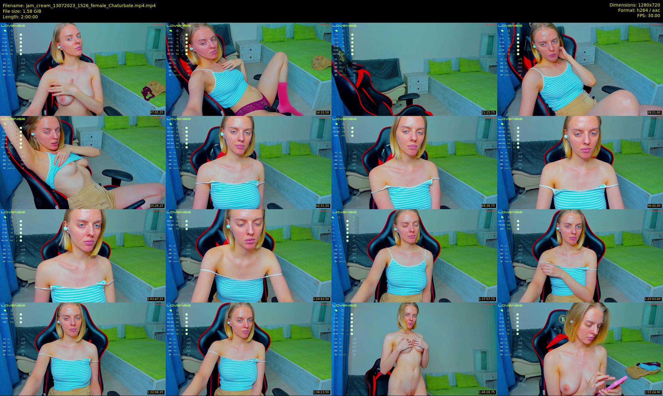 jam_cream — 120 minute Chaturbate female cam show recording, 720p, Jul 13, 2023