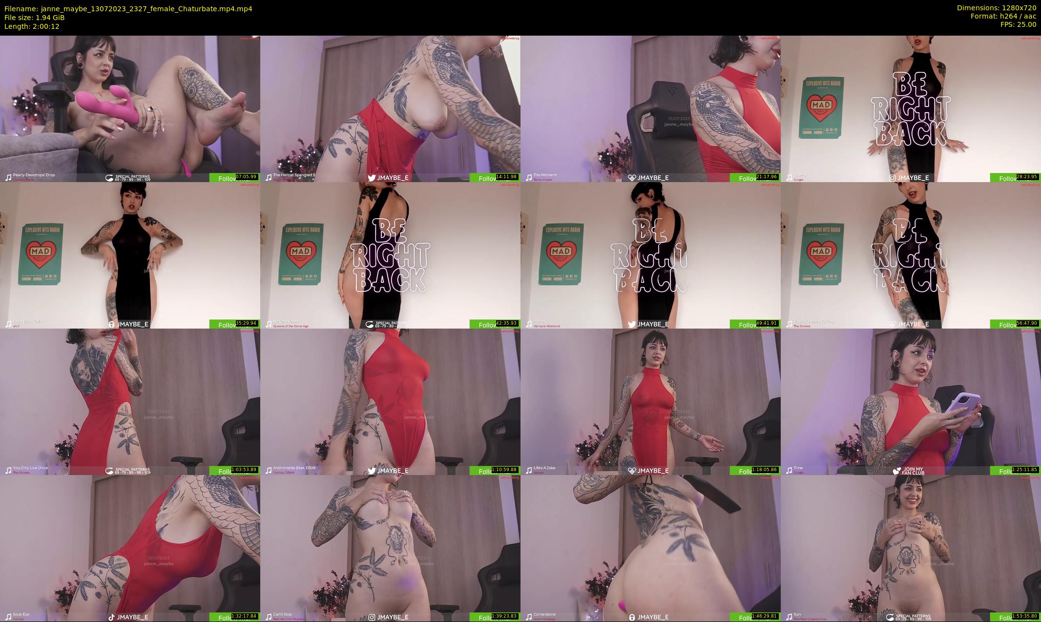 janne_maybe — 121 minute Chaturbate female cam show recording, 720p, Jul 13, 2023