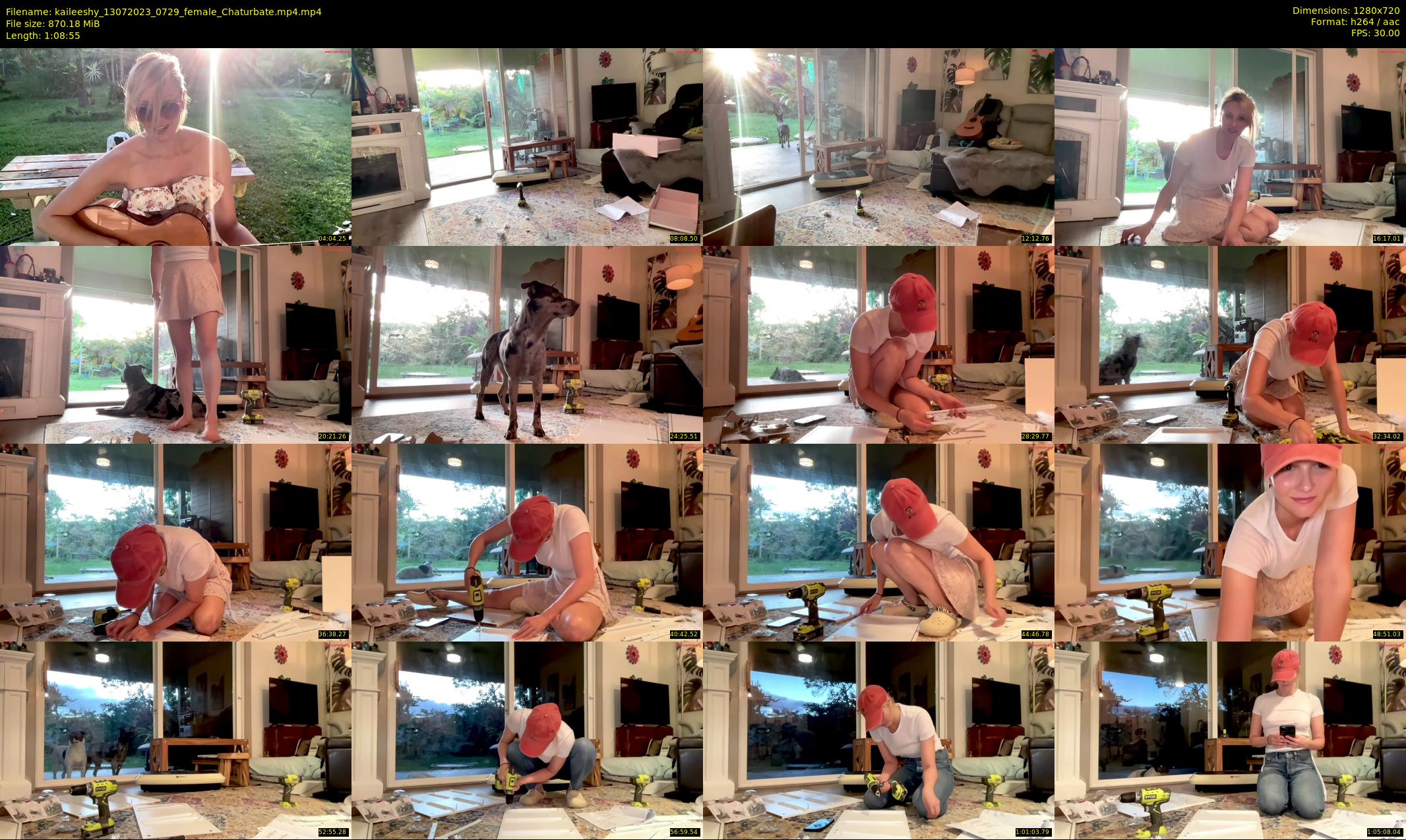 kaileeshy — 69 minute Chaturbate female cam show recording, 720p, Jul 13, 2023