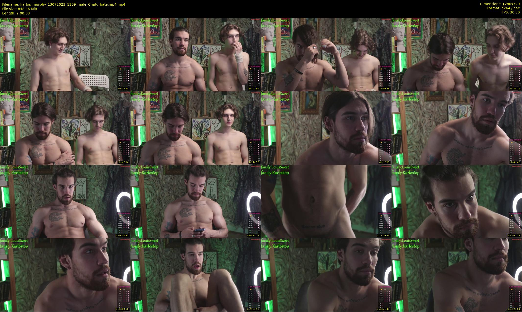 karlos_murphy — 121 minute Chaturbate male cam show recording, 720p, Jul 13, 2023