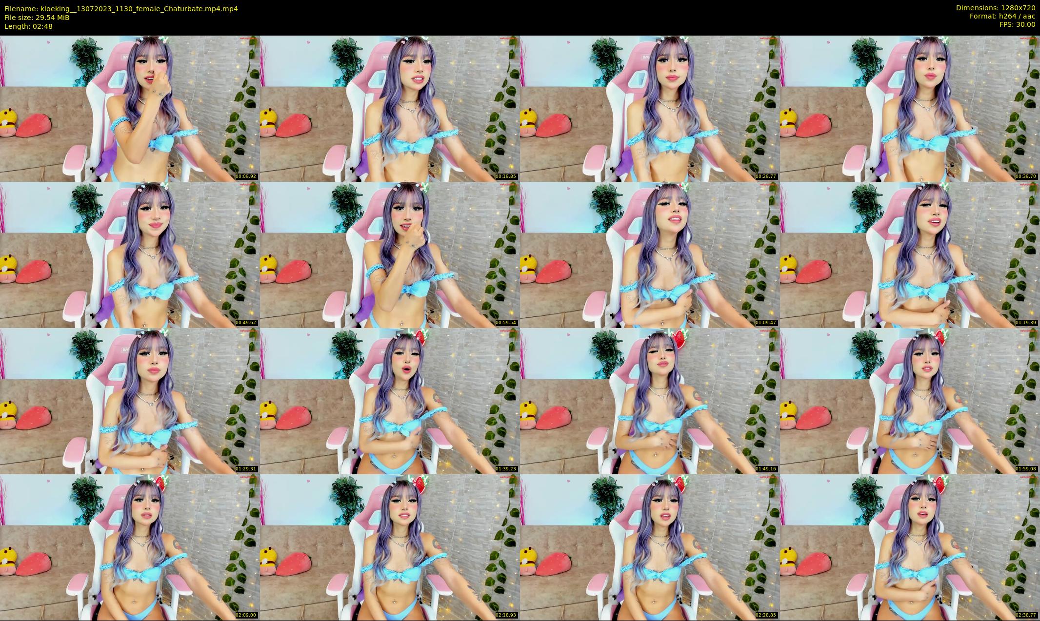 kloeking_ — 3 minute Chaturbate female cam show recording, 720p, Jul 13, 2023