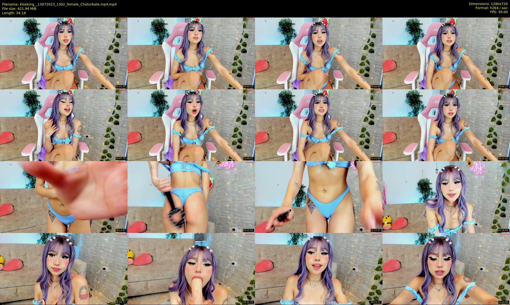 kloeking_ — 35 minute Chaturbate female cam show recording, 720p, Jul 13, 2023
