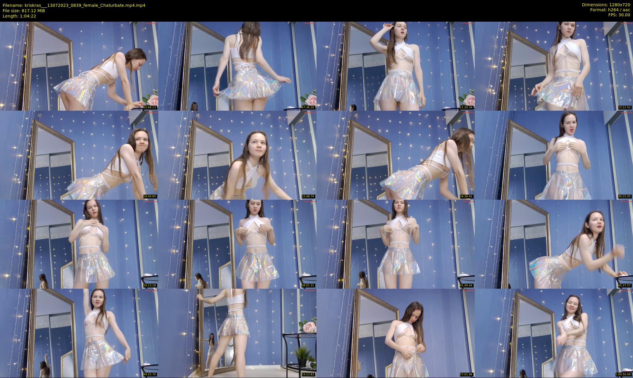kriskras__ — 65 minute Chaturbate female cam show recording, 720p, Jul 13, 2023