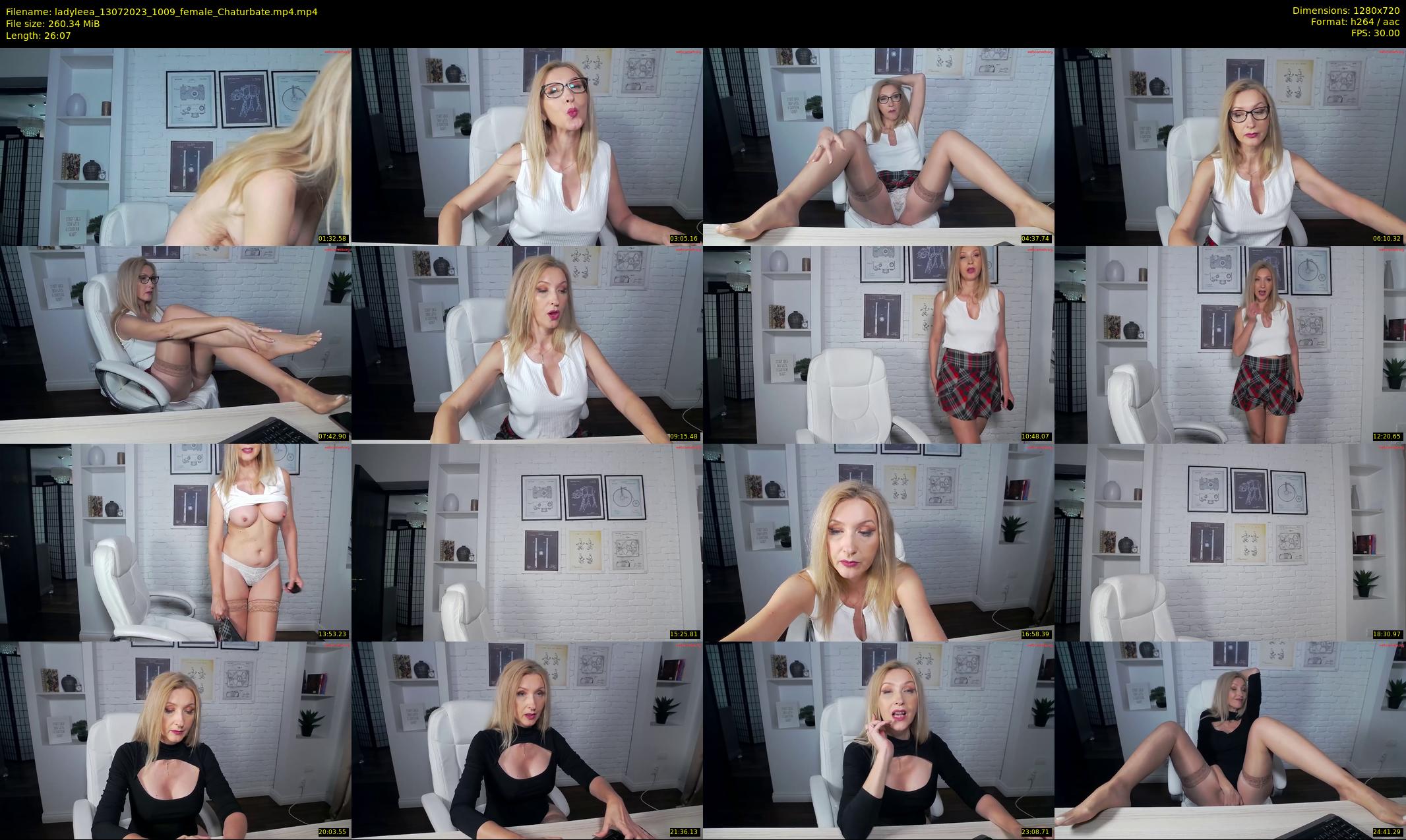ladyleea — 27 minute Chaturbate female cam show recording, 720p, Jul 13, 2023