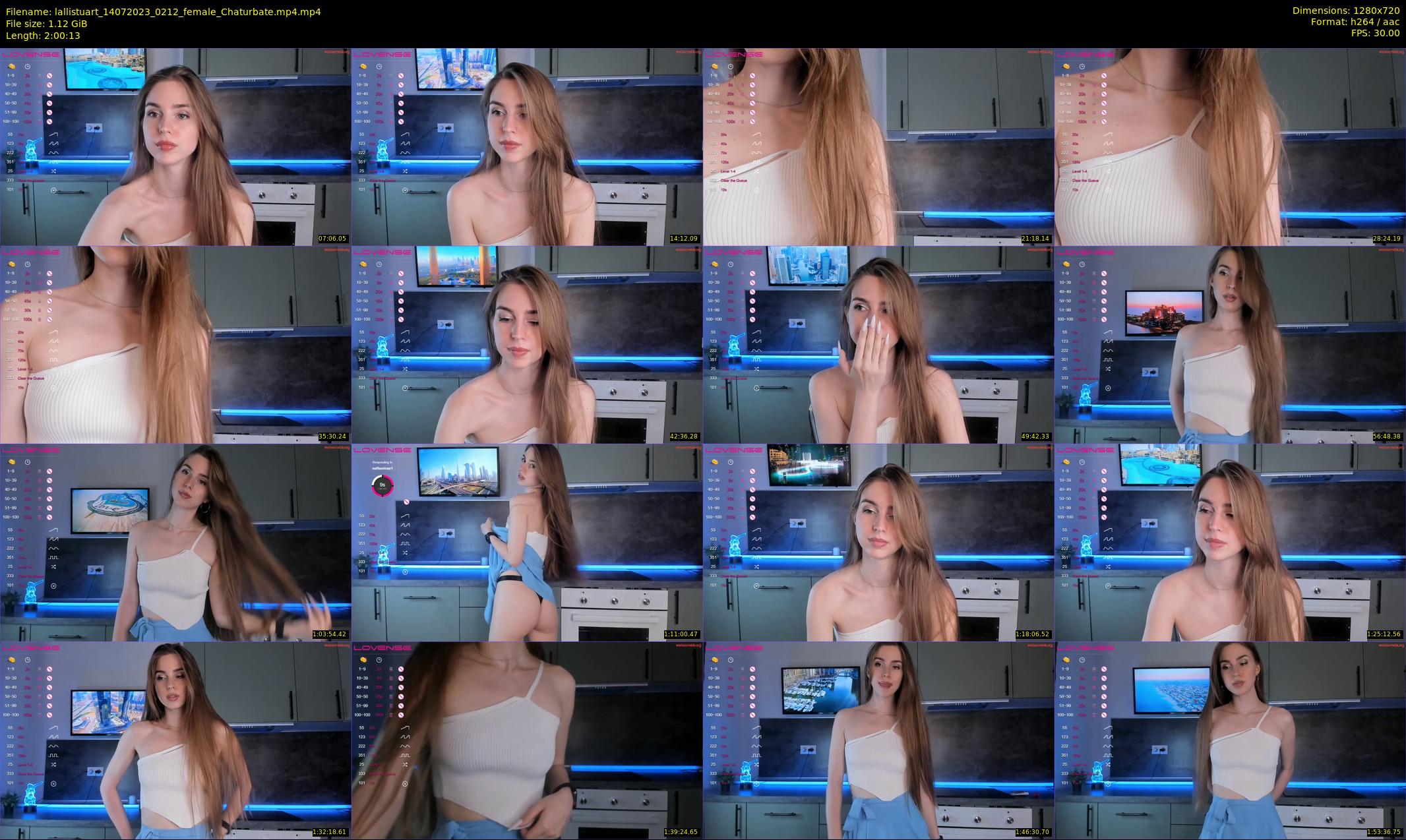 lallistuart — 121 minute Chaturbate female cam show recording, 720p, Jul 14, 2023