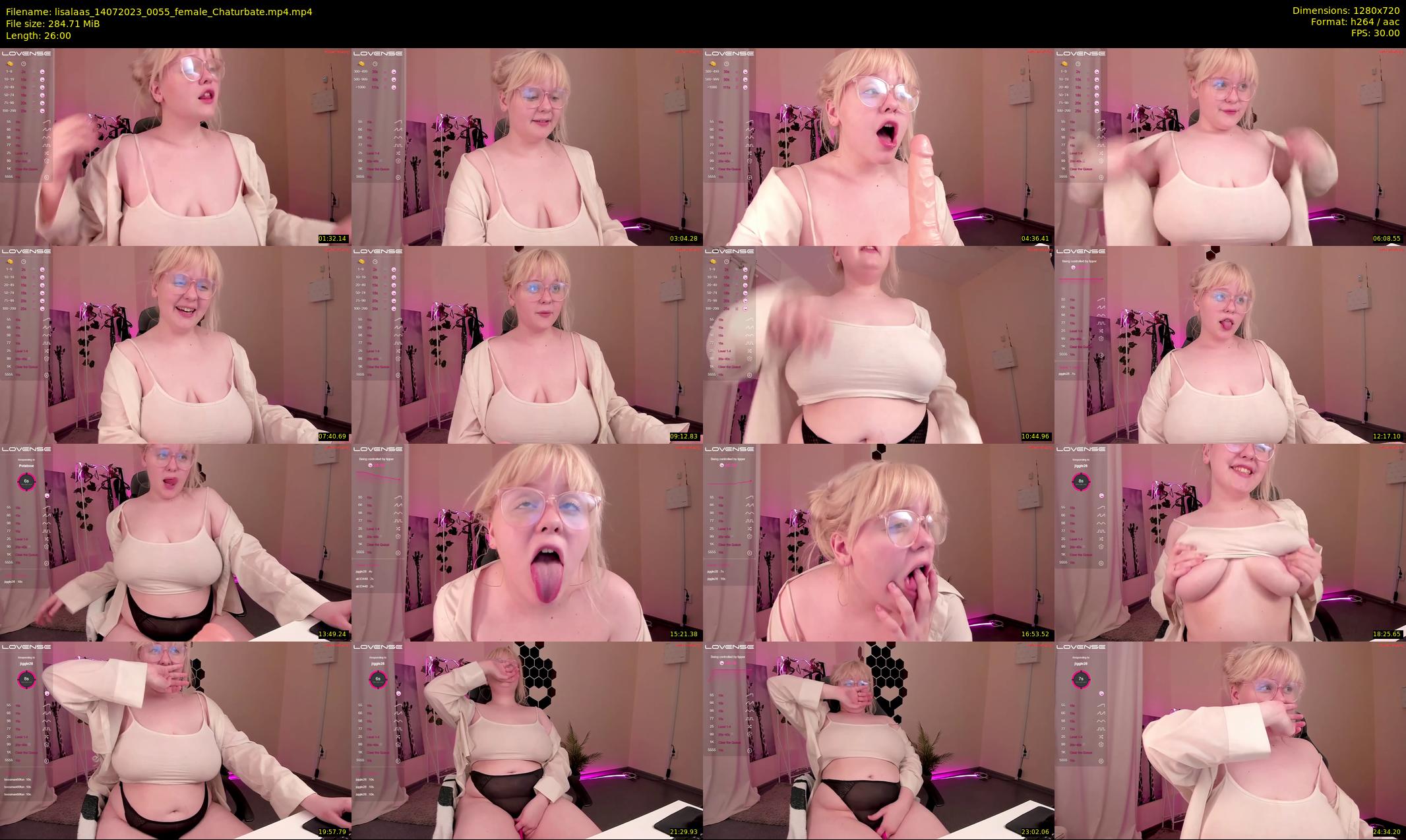 lisalaas — 26 minute Chaturbate female cam show recording, 720p, Jul 14, 2023