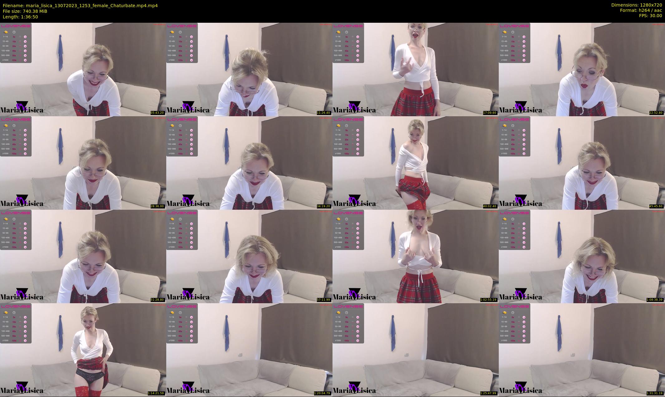 maria_lisica — 97 minute Chaturbate female cam show recording, 720p, Jul 13, 2023