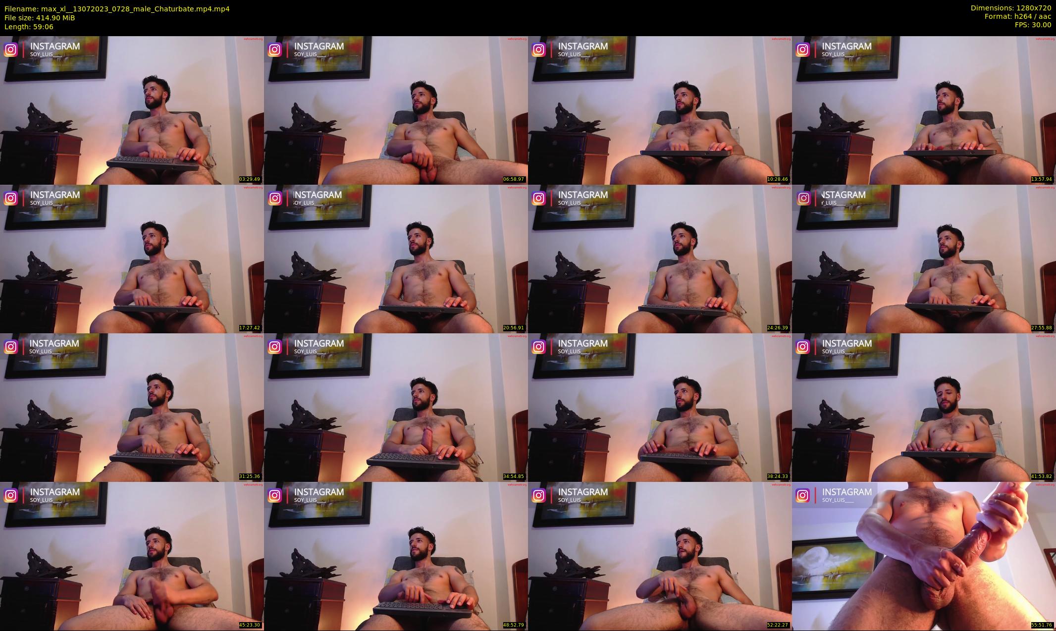 max_xl_ — 60 minute Chaturbate male cam show recording, 720p, Jul 13, 2023