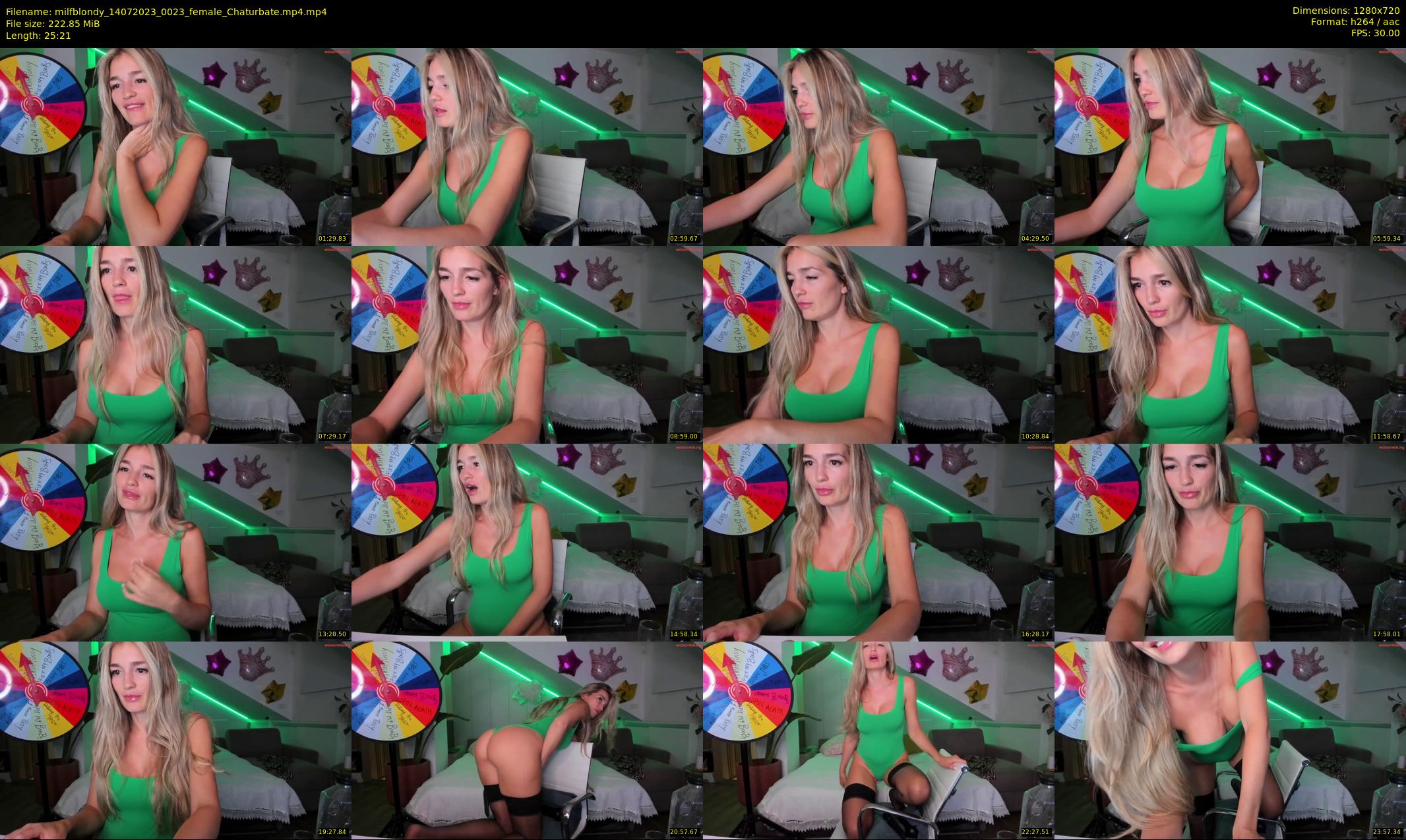 milfblondy — 26 minute Chaturbate female cam show recording, 720p, Jul 14, 2023