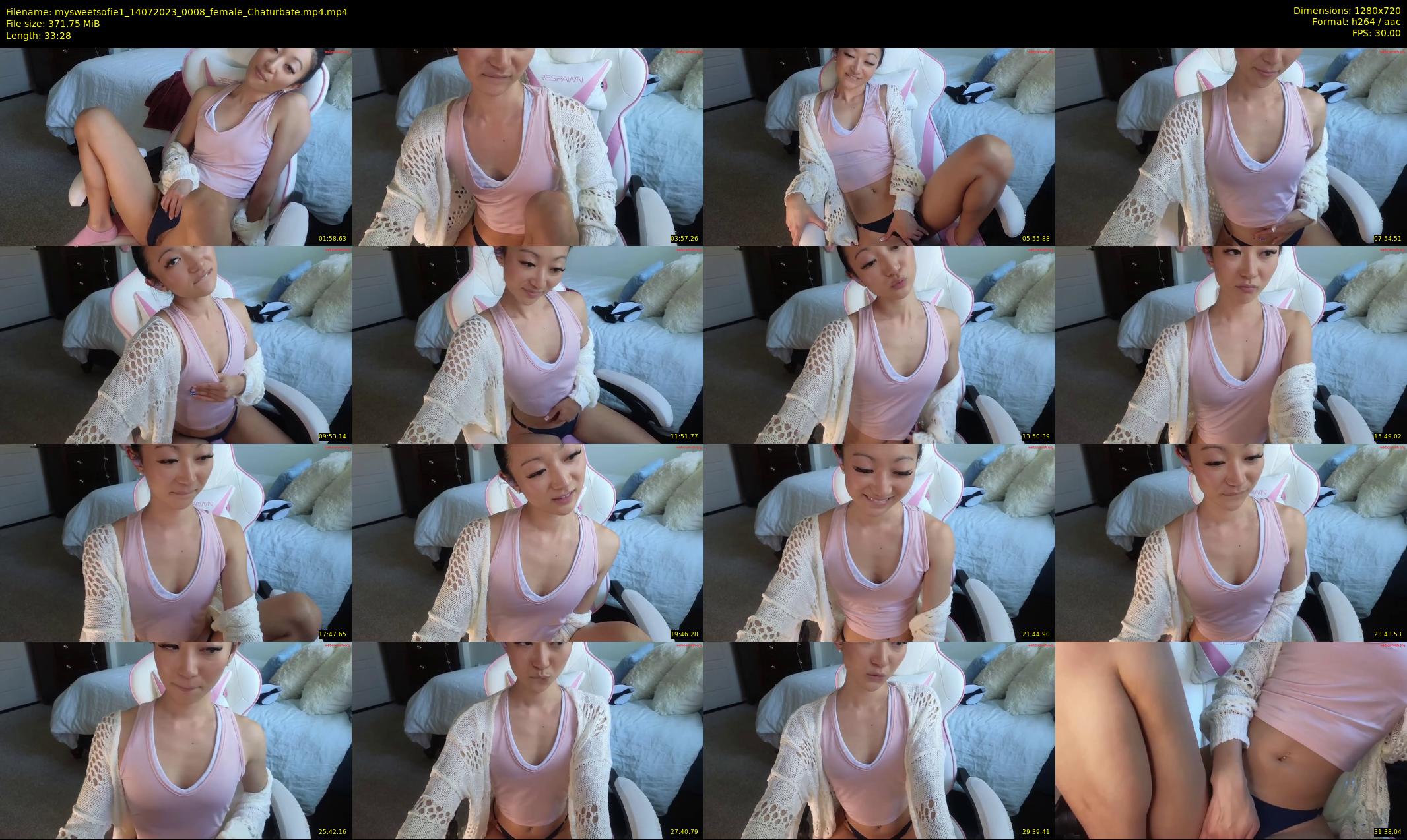 mysweetsofie1 — 34 minute Chaturbate female cam show recording, 720p, Jul 14, 2023