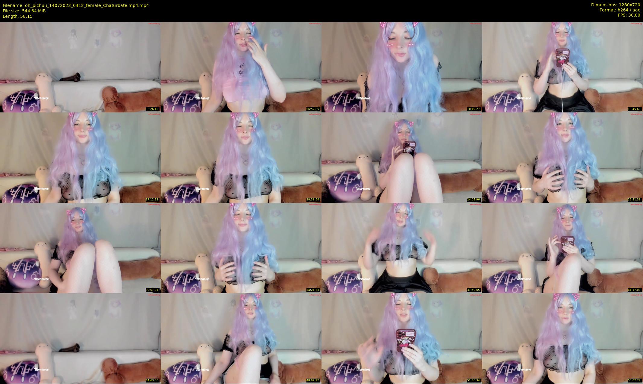 oh_pichuu — 59 minute Chaturbate female cam show recording, 720p, Jul 14, 2023
