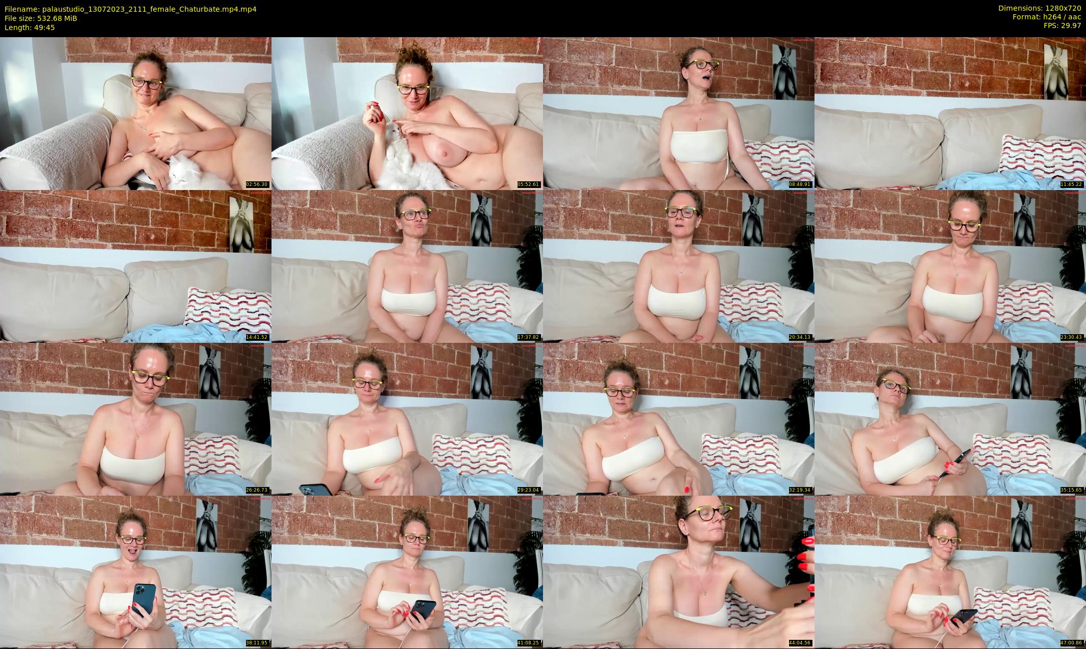 palaustudio — 50 minute Chaturbate female cam show recording, 720p, Jul 13, 2023