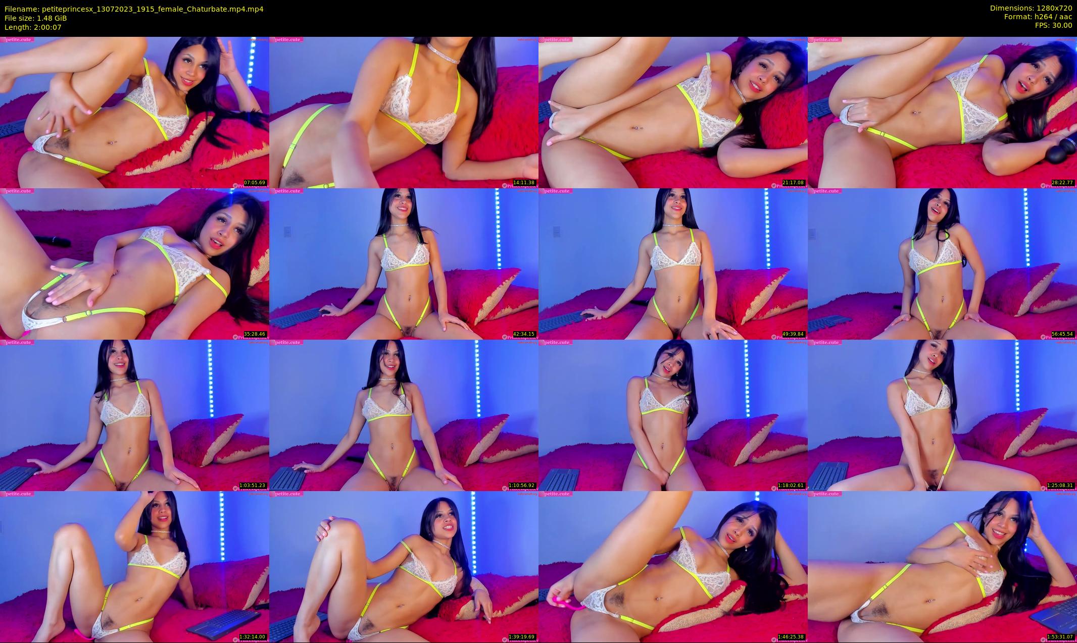 petiteprincesx — 121 minute Chaturbate female cam show recording, 720p, Jul 13, 2023