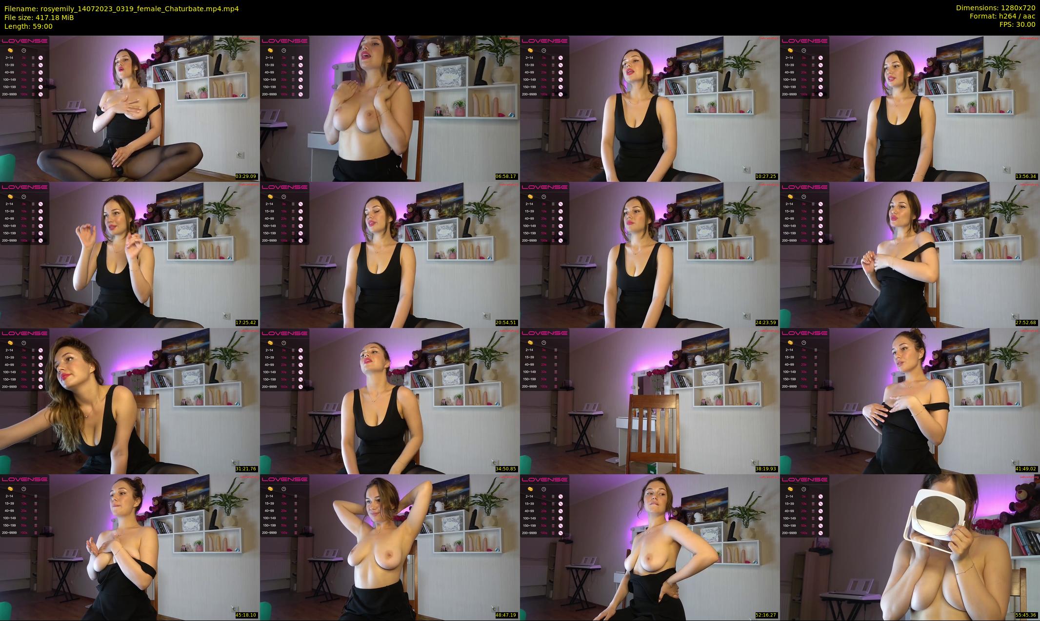 rosyemily — 59 minute Chaturbate female cam show recording, 720p, Jul 14, 2023