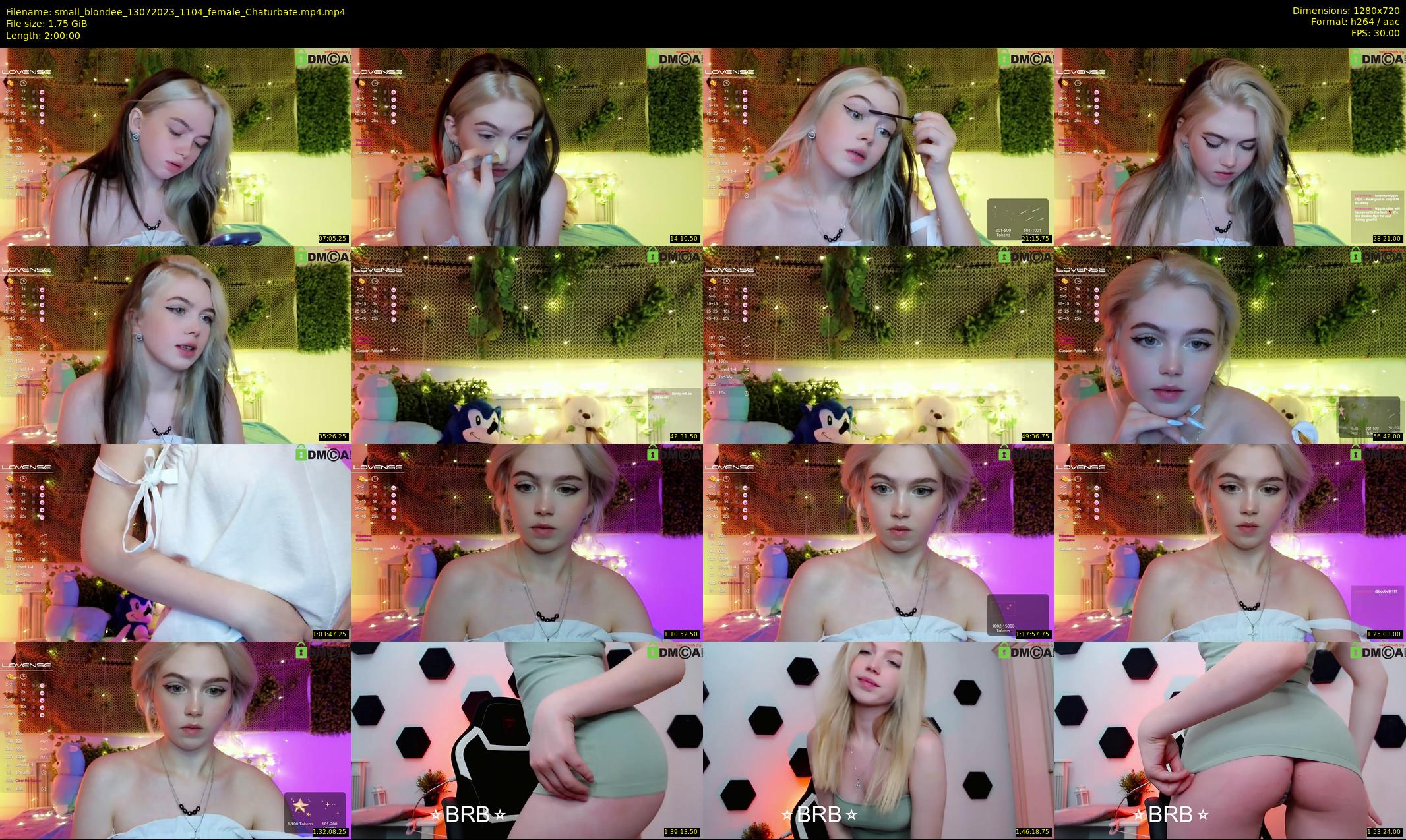 small_blondee — 120 minute Chaturbate female cam show recording, 720p, Jul 13, 2023