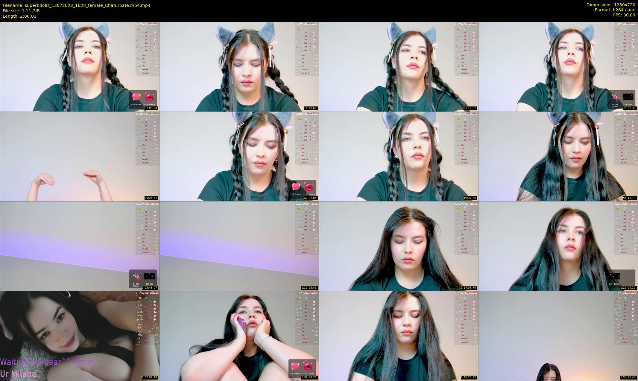 superbdolls — 121 minute Chaturbate couple cam show recording, 720p, Jul 13, 2023