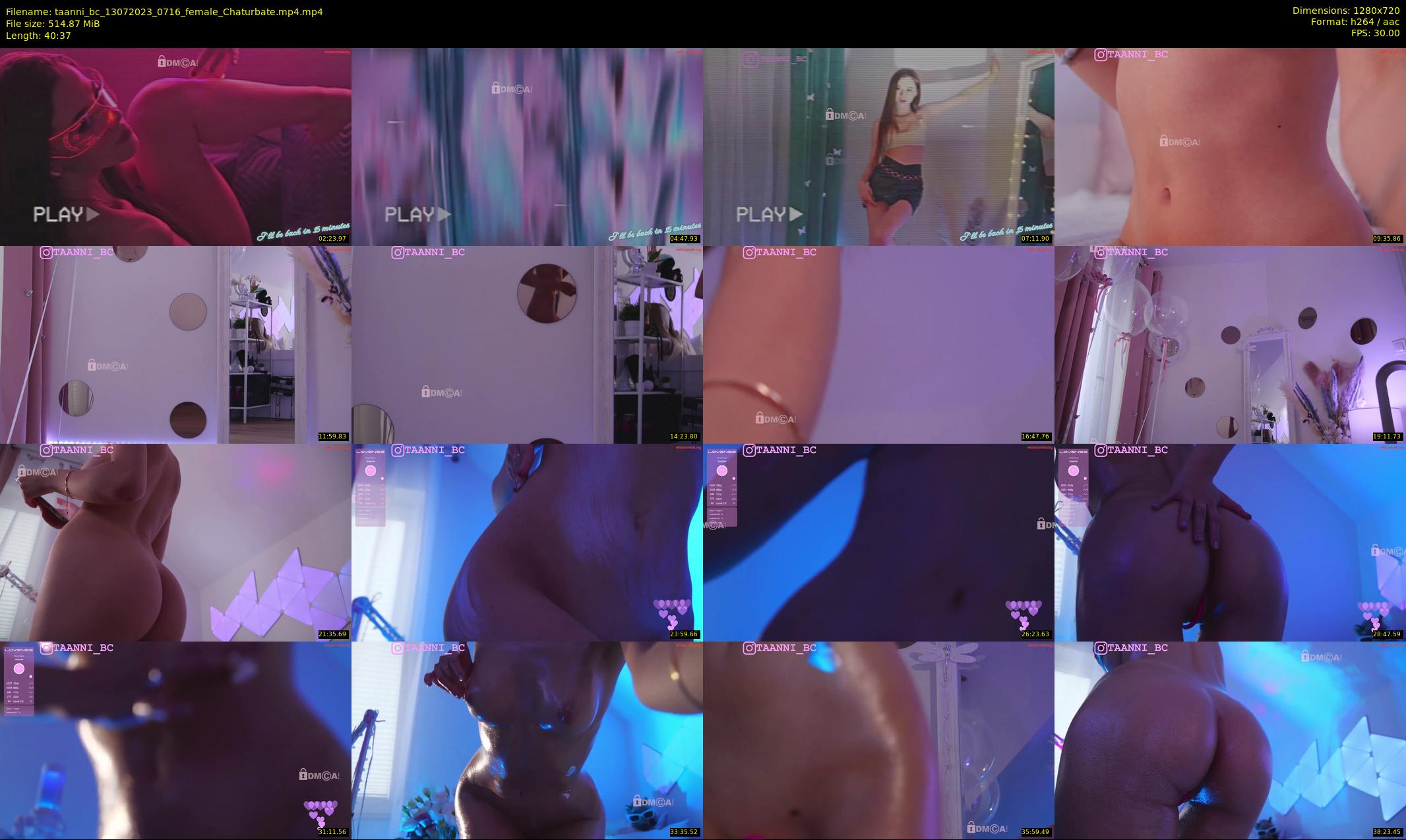 taanni_bc — 41 minute Chaturbate female cam show recording, 720p, Jul 13, 2023