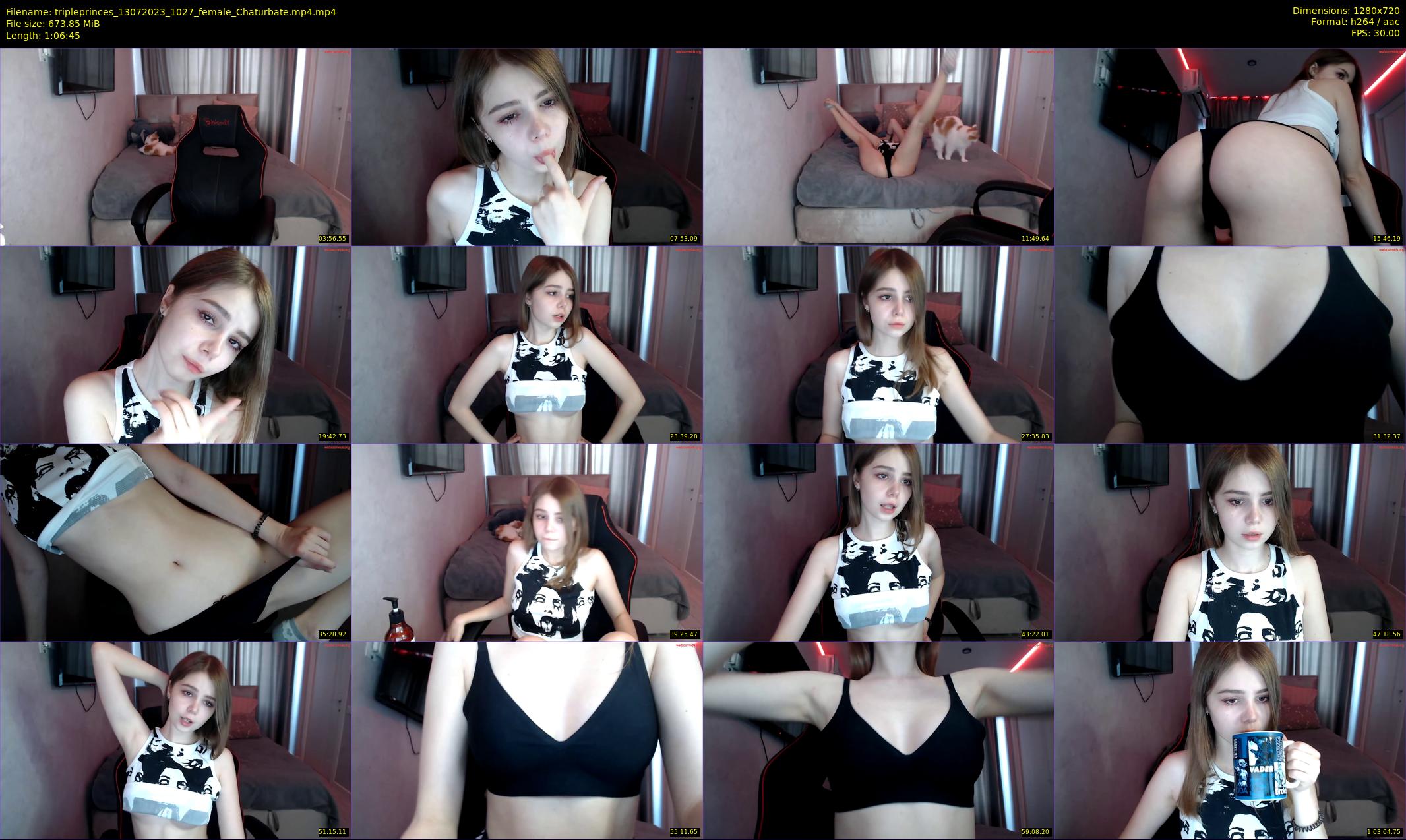 tripleprinces — 67 minute Chaturbate female cam show recording, 720p, Jul 13, 2023