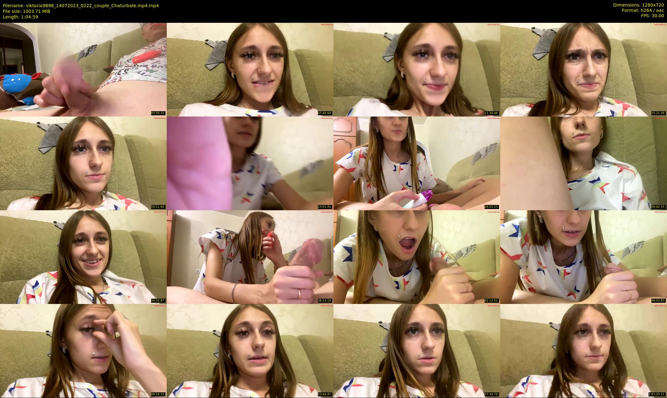 viktoria9898 — 65 minute Chaturbate couple cam show recording, 720p, Jul 14, 2023