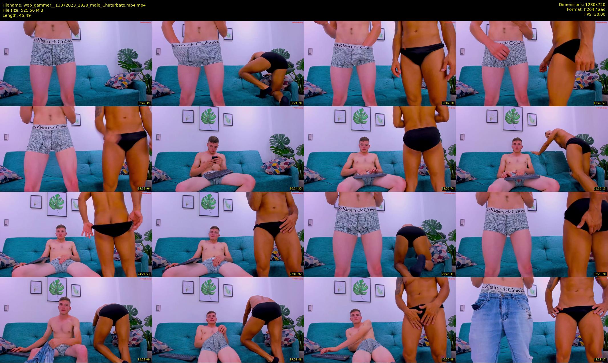 web_gammer_ — 46 minute Chaturbate male cam show recording, 720p, Jul 13, 2023