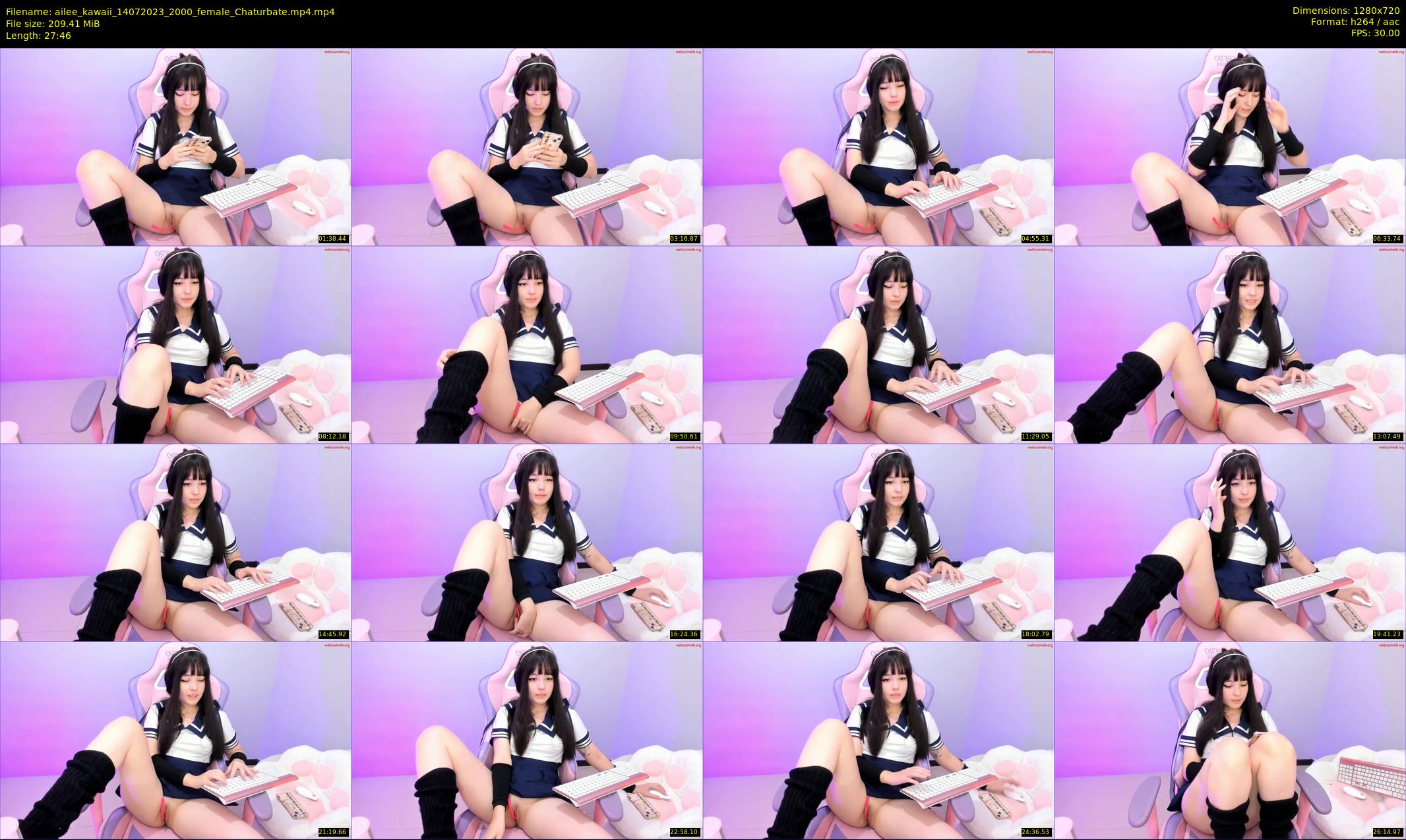 ailee_kawaii — 28 minute Chaturbate female cam show recording, 720p, Jul 14, 2023