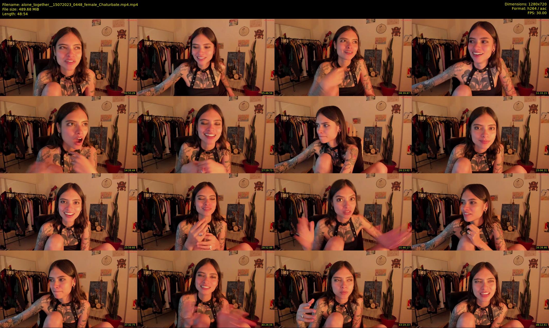 alone_together_ — 49 minute Chaturbate female cam show recording, 720p, Jul 15, 2023