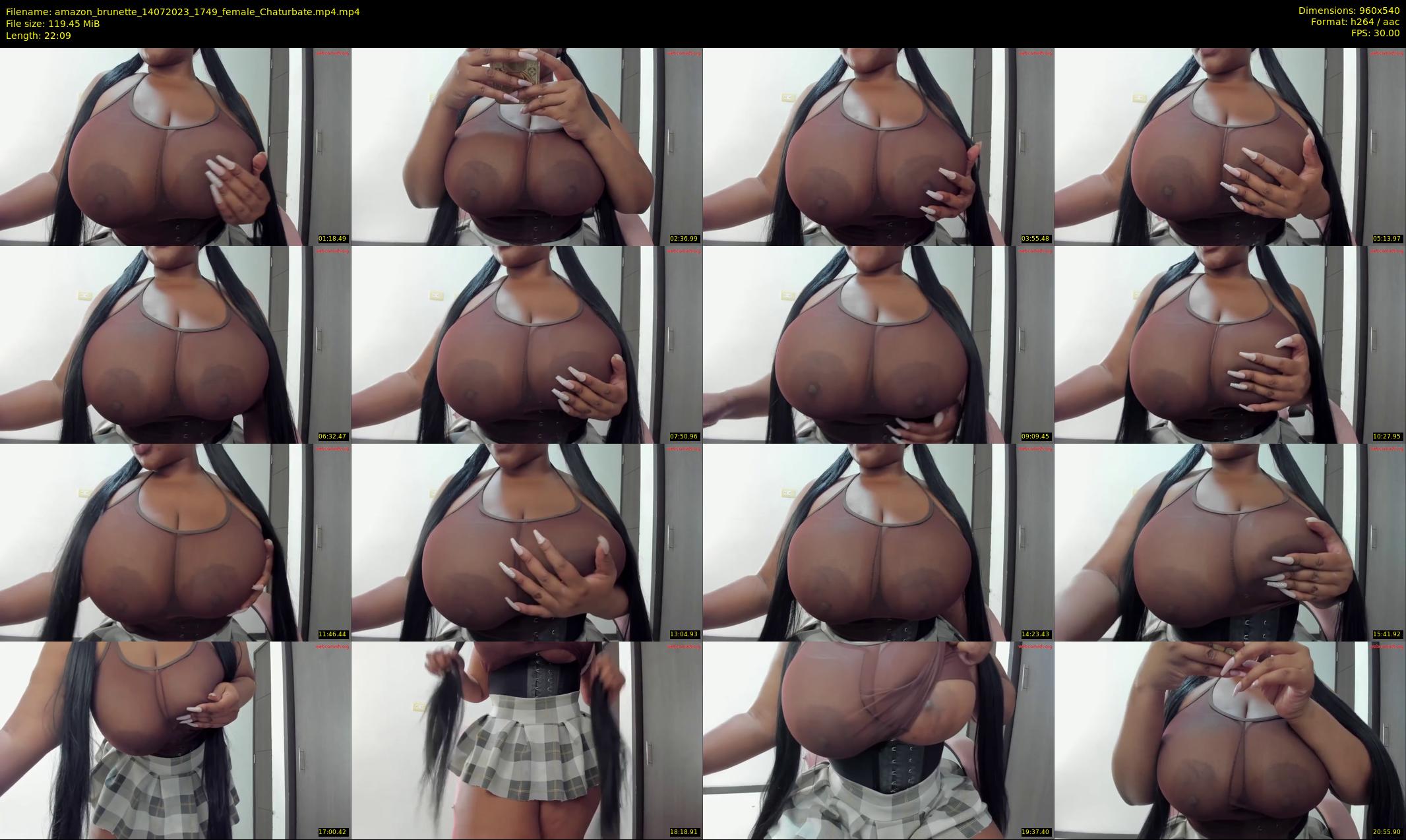 amazon_brunette — 23 minute Chaturbate female cam show recording, 480p, Jul 14, 2023