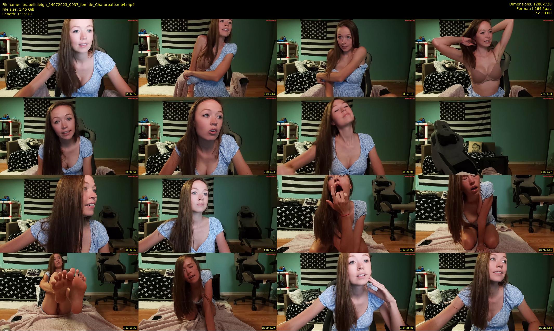 anabelleleigh — 96 minute Chaturbate female cam show recording, 720p, Jul 14, 2023