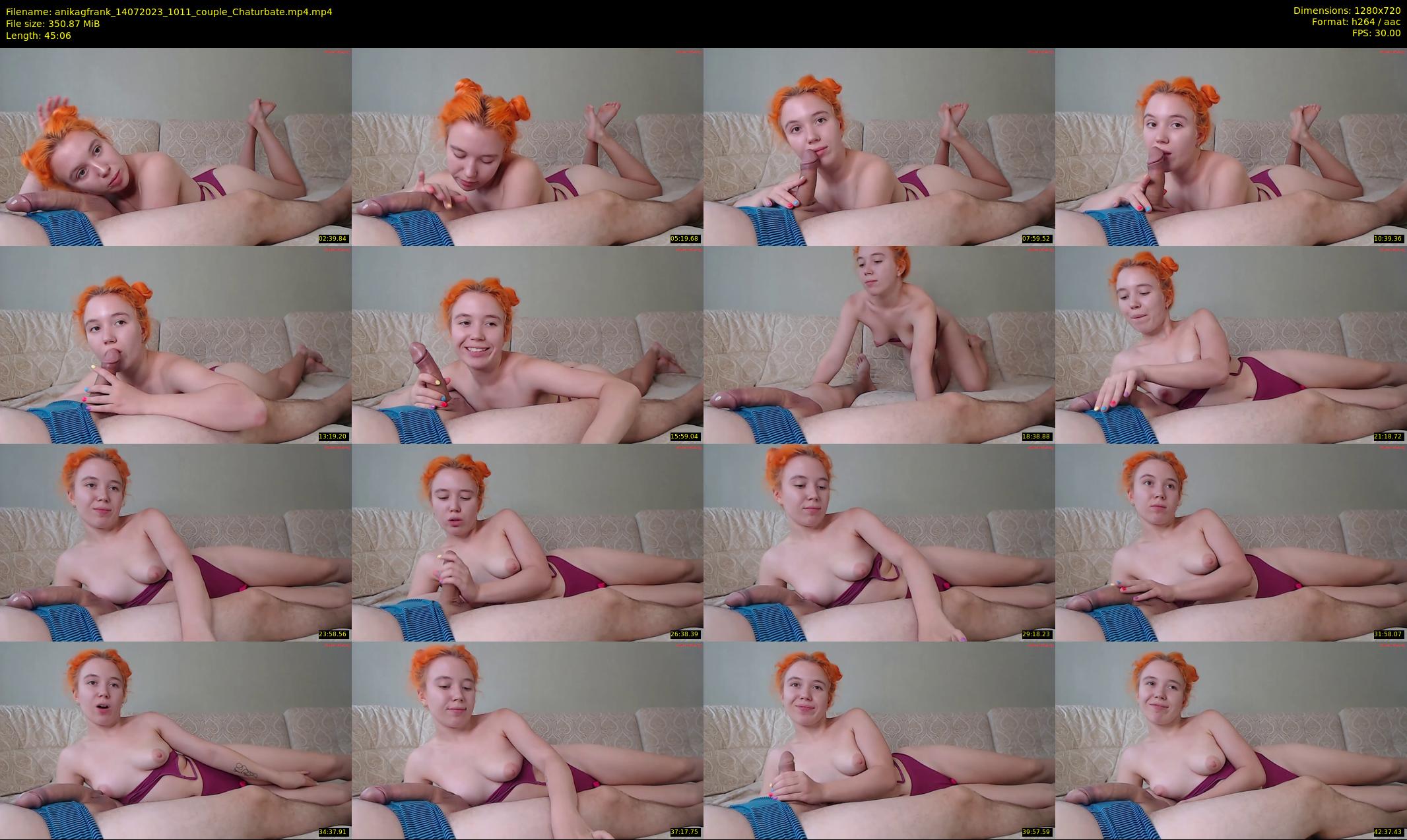 anikagfrank — 46 minute Chaturbate couple cam show recording, 720p, Jul 14, 2023