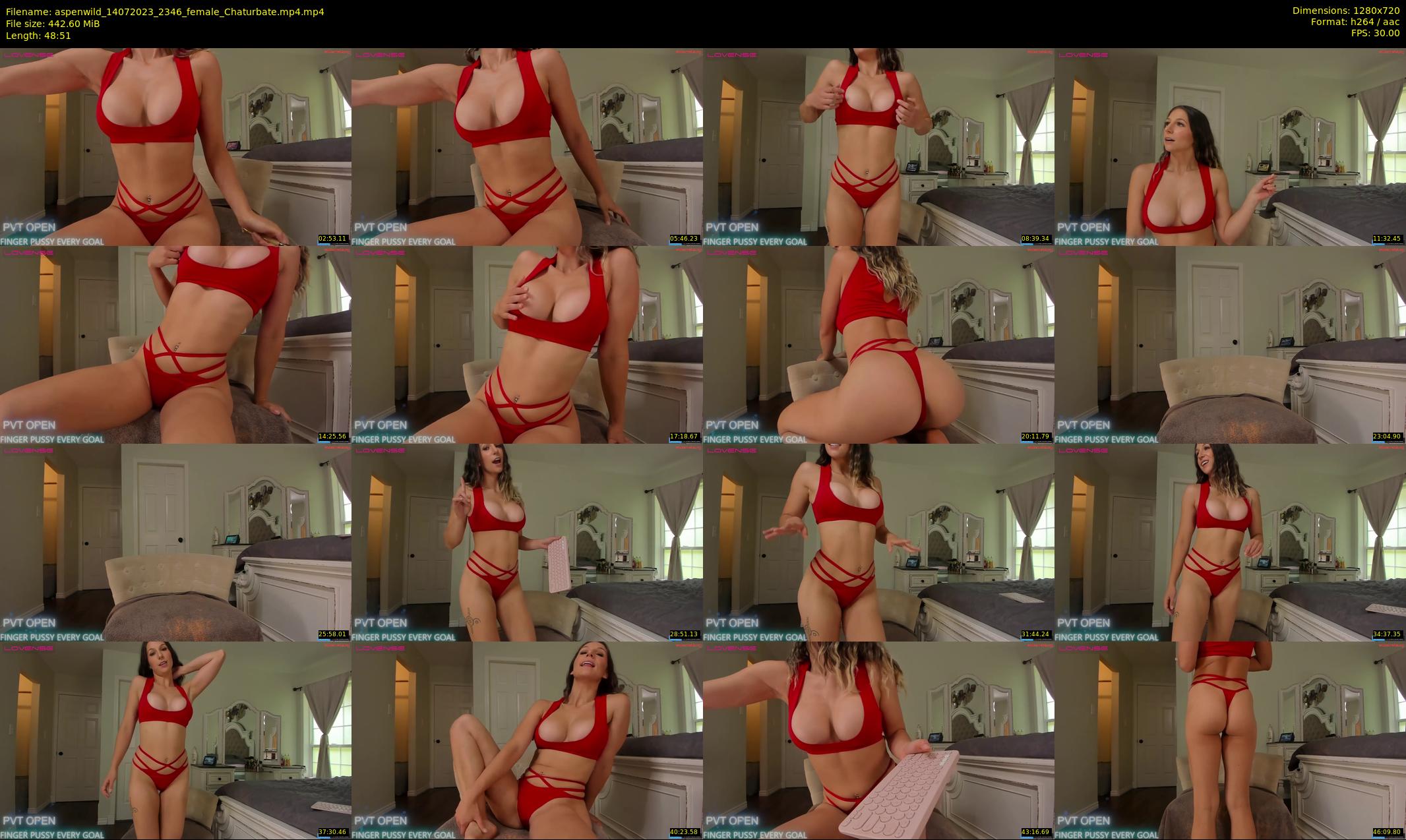 aspenwild — 49 minute Chaturbate female cam show recording, 720p, Jul 14, 2023