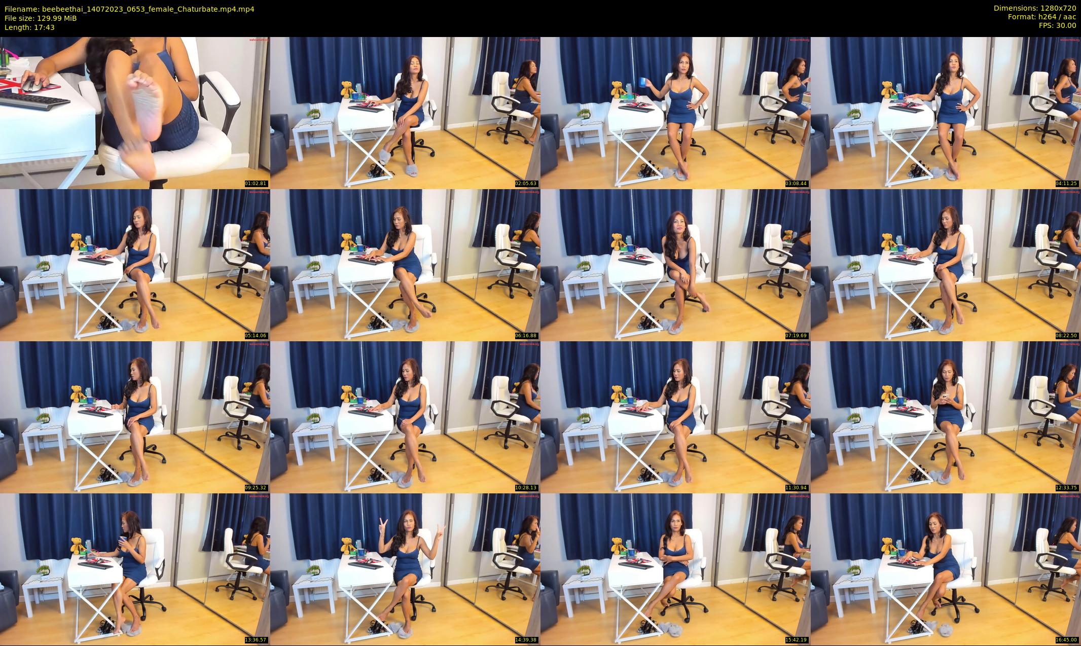 beebeethai — 18 minute Chaturbate female cam show recording, 720p, Jul 14, 2023