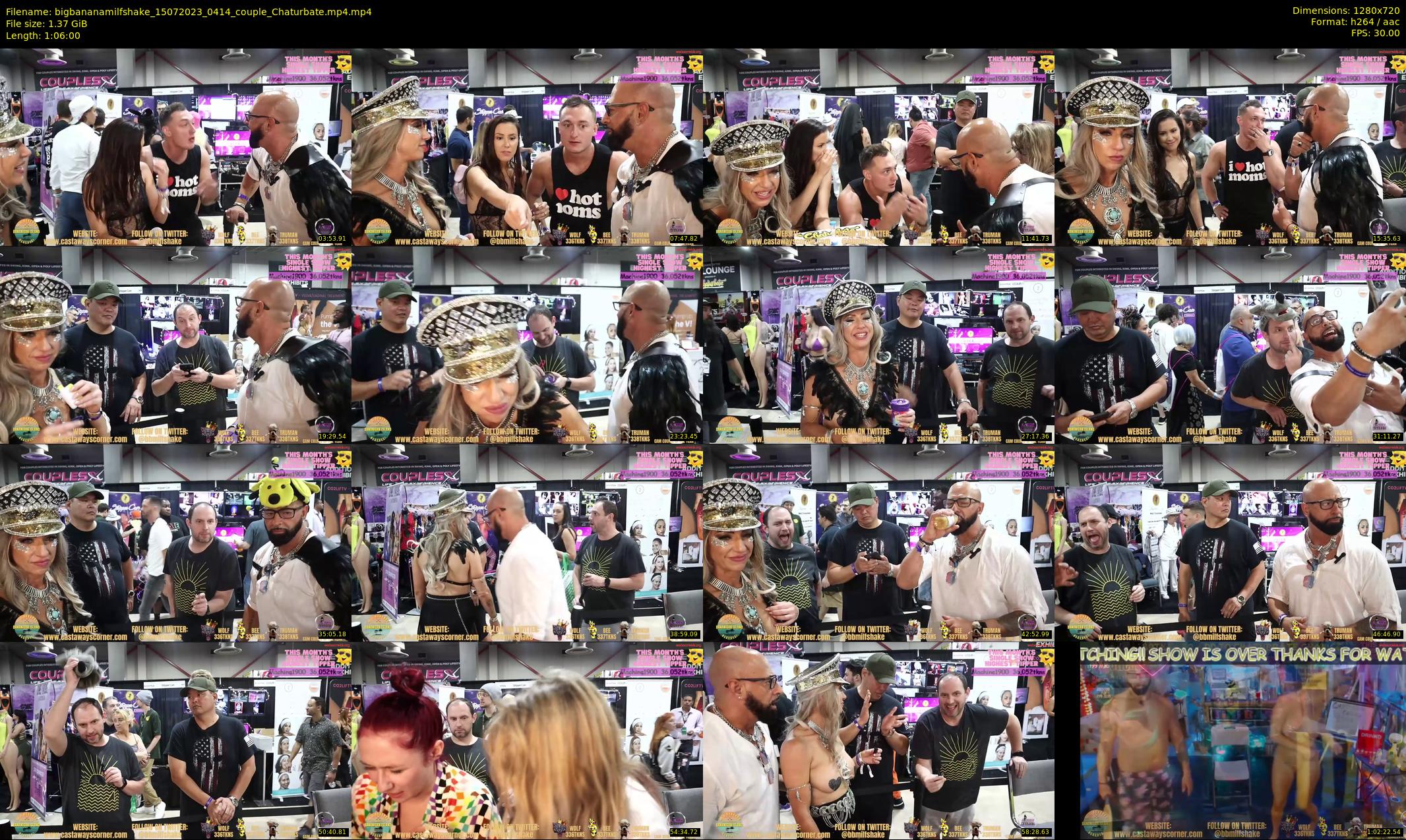 bigbananamilfshake — 66 minute Chaturbate couple cam show recording, 720p, Jul 15, 2023