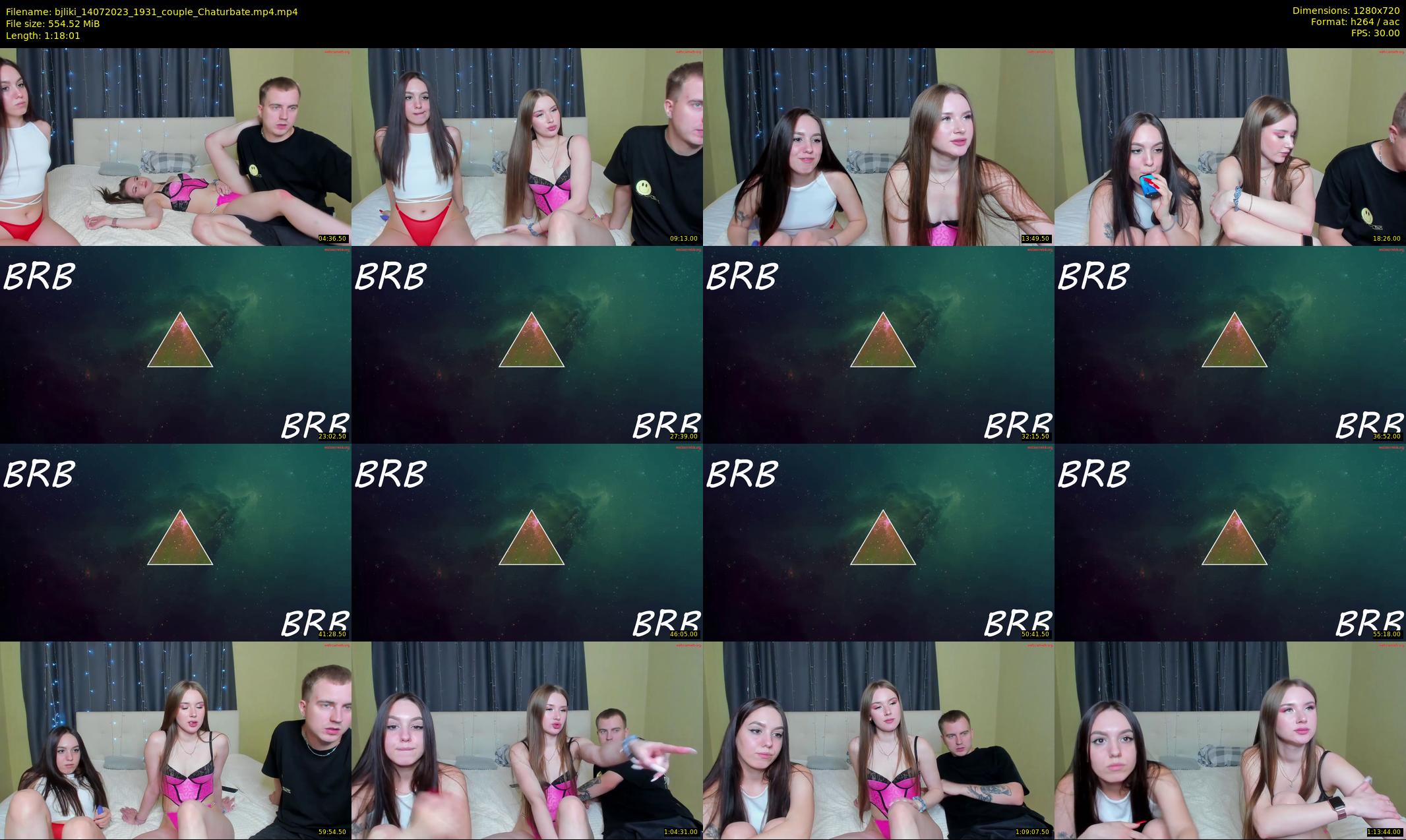 bjliki — 79 minute Chaturbate couple cam show recording, 720p, Jul 14, 2023