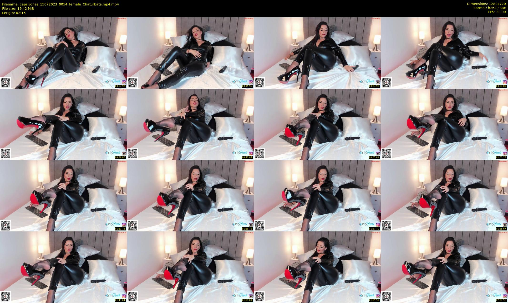 capriijones — 3 minute Chaturbate female cam show recording, 720p, Jul 15, 2023