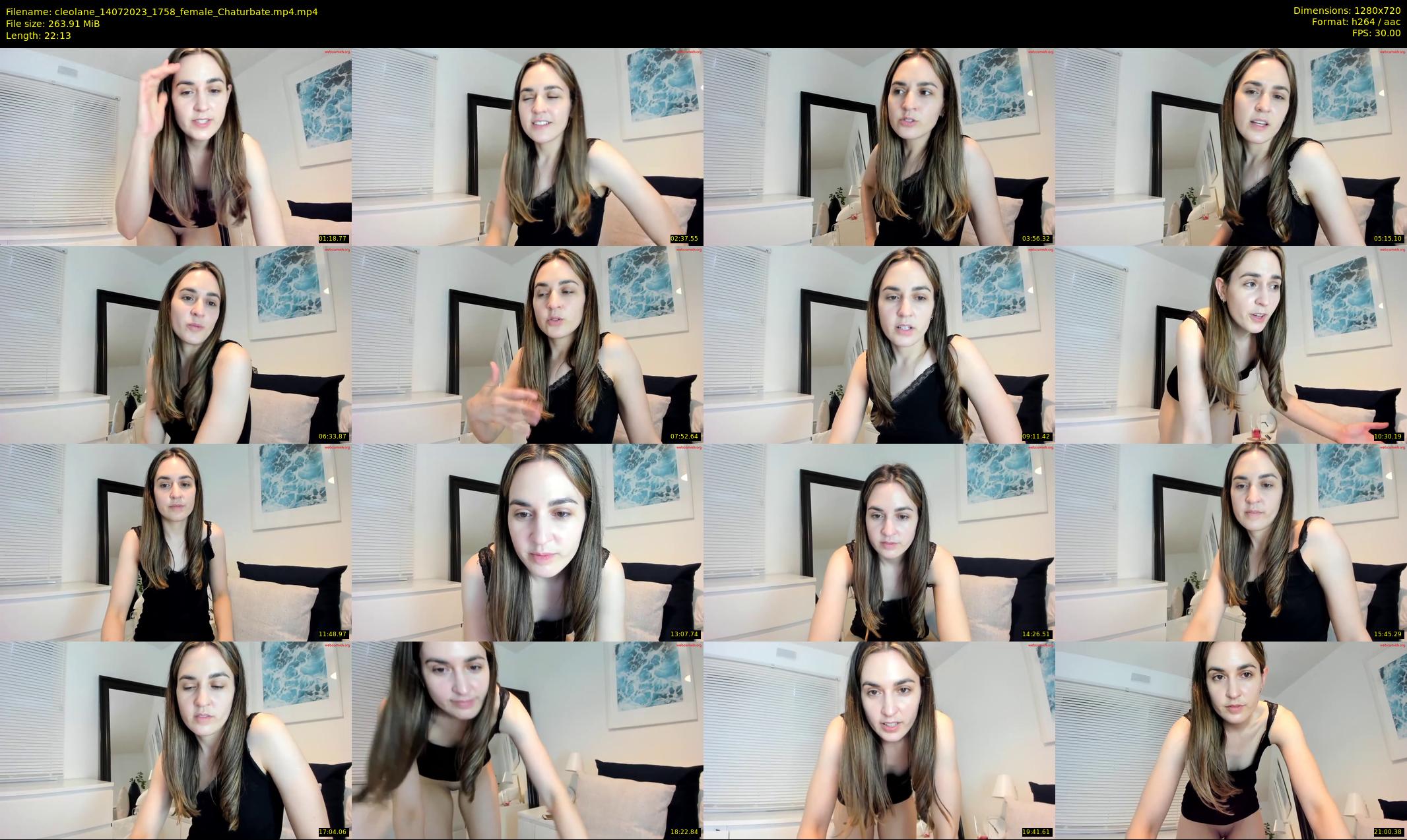cleolane — 23 minute Chaturbate female cam show recording, 720p, Jul 14, 2023