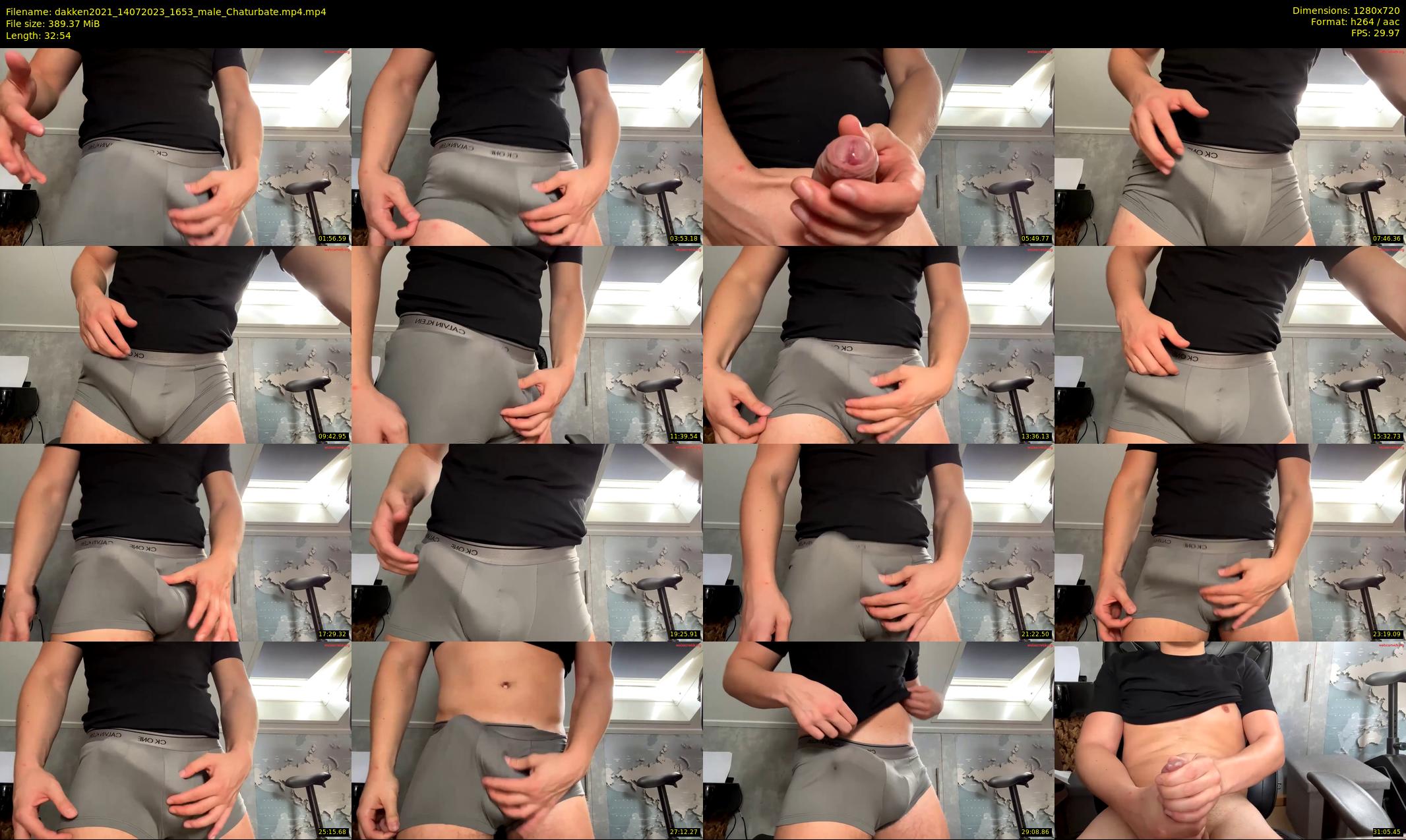 dakken2021 — 33 minute Chaturbate male cam show recording, 720p, Jul 14, 2023