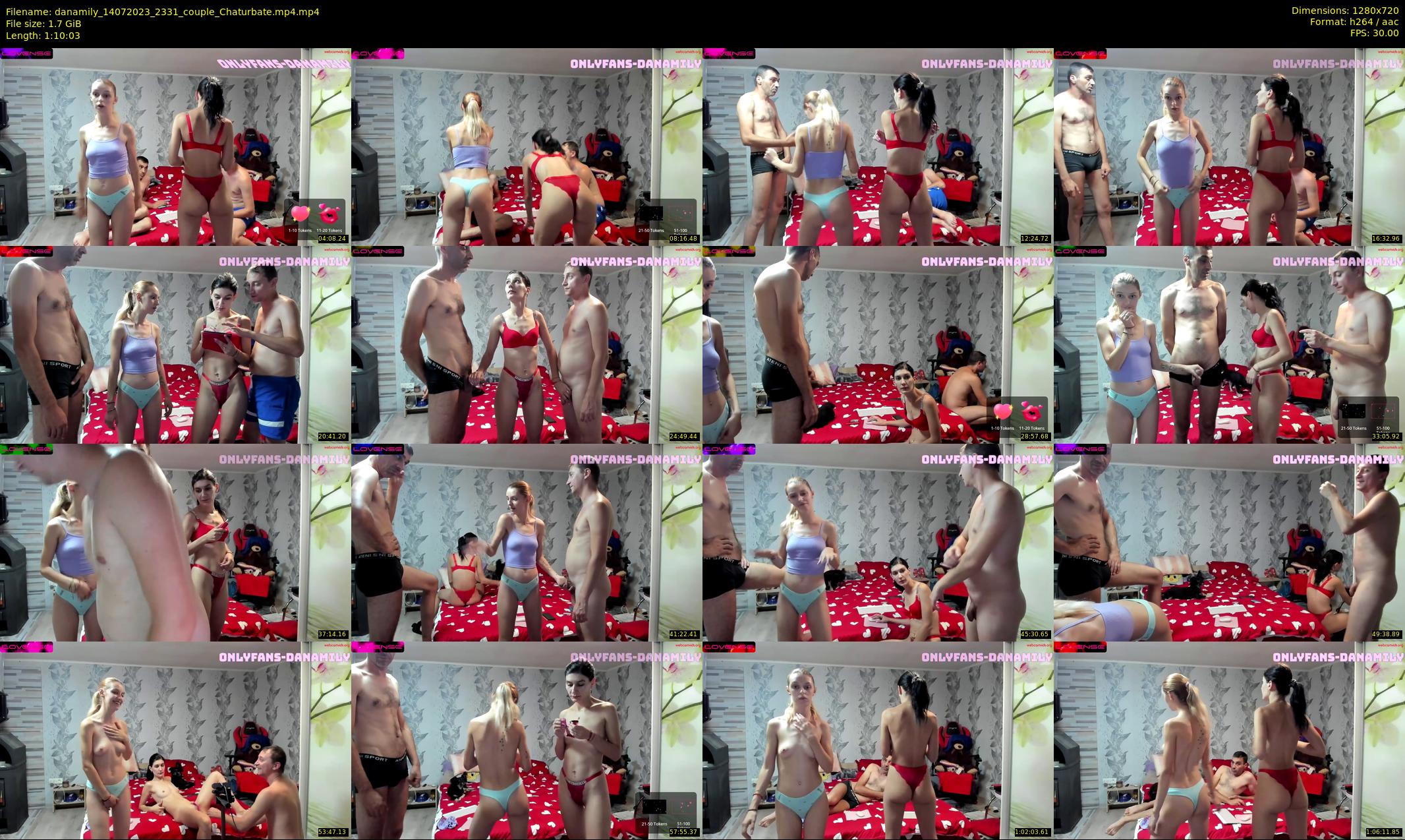 danamily — 71 minute Chaturbate female cam show recording, 720p, Jul 14, 2023