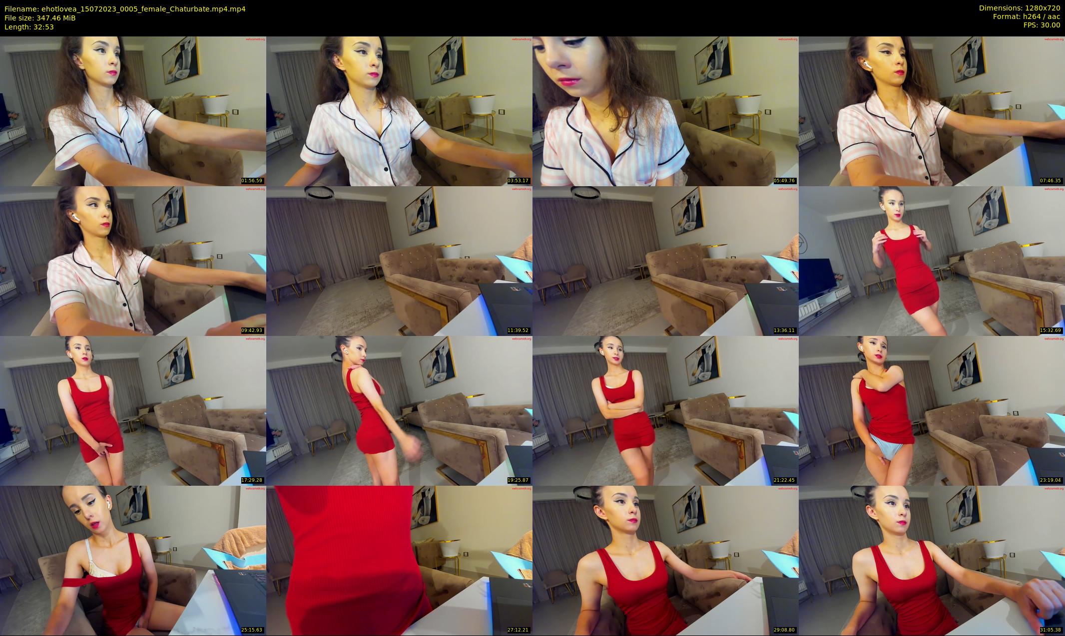 ehotlovea — 33 minute Chaturbate female cam show recording, 720p, Jul 15, 2023