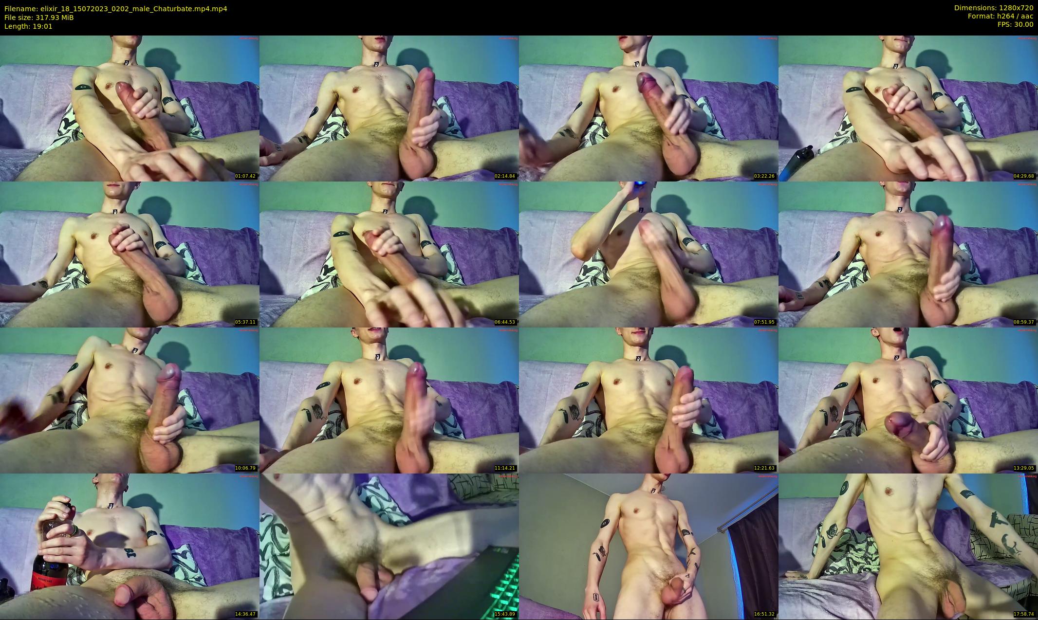 elixir_18 — 20 minute Chaturbate male cam show recording, 720p, Jul 15, 2023