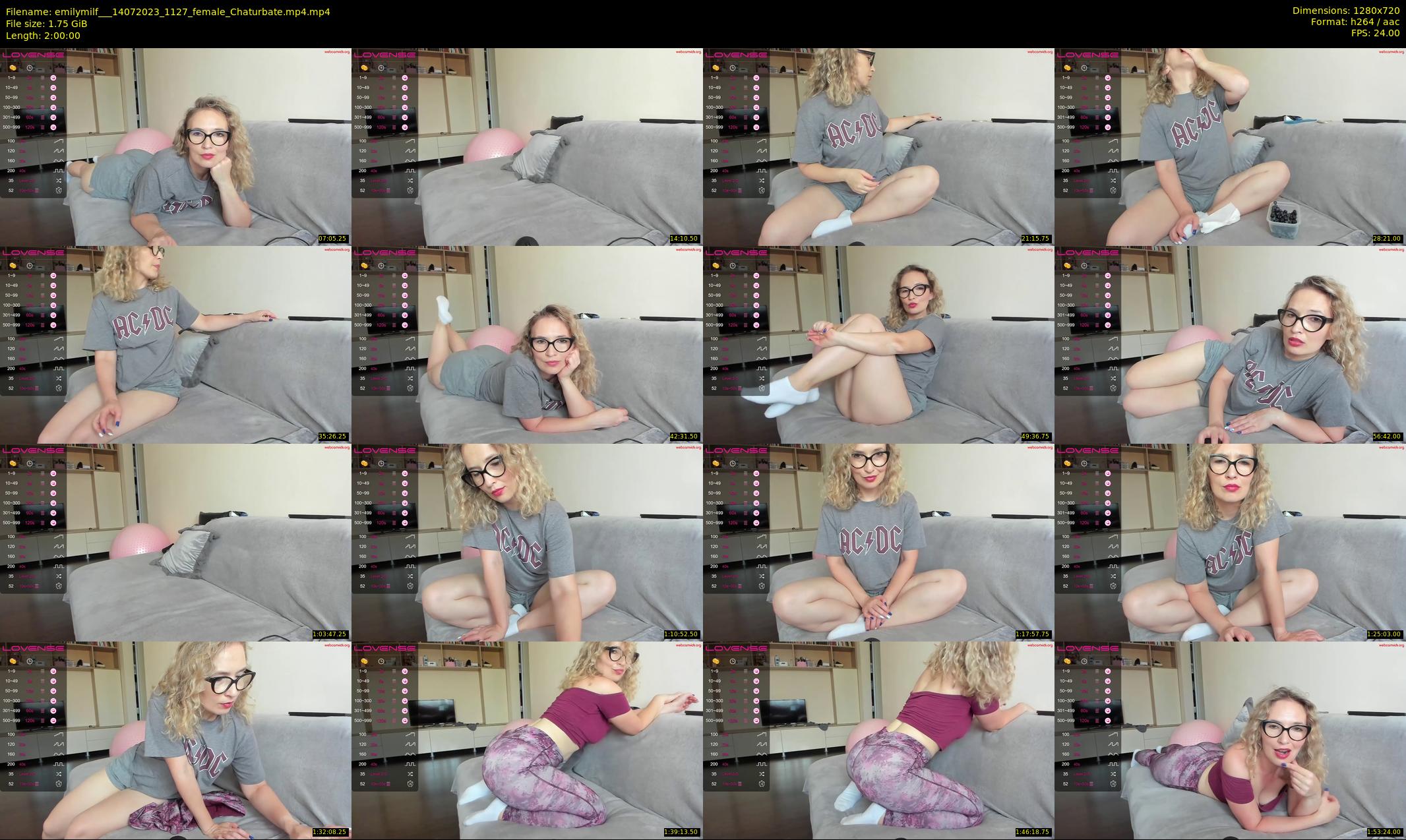 emilymilf__ — 120 minute Chaturbate female cam show recording, 720p, Jul 14, 2023