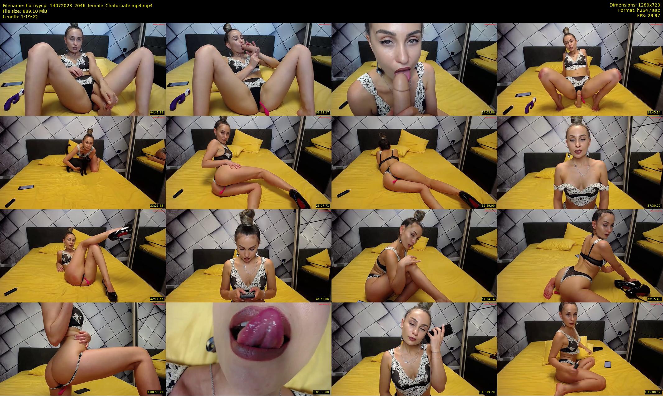 hornyycpl — 80 minute Chaturbate couple cam show recording, 720p, Jul 14, 2023