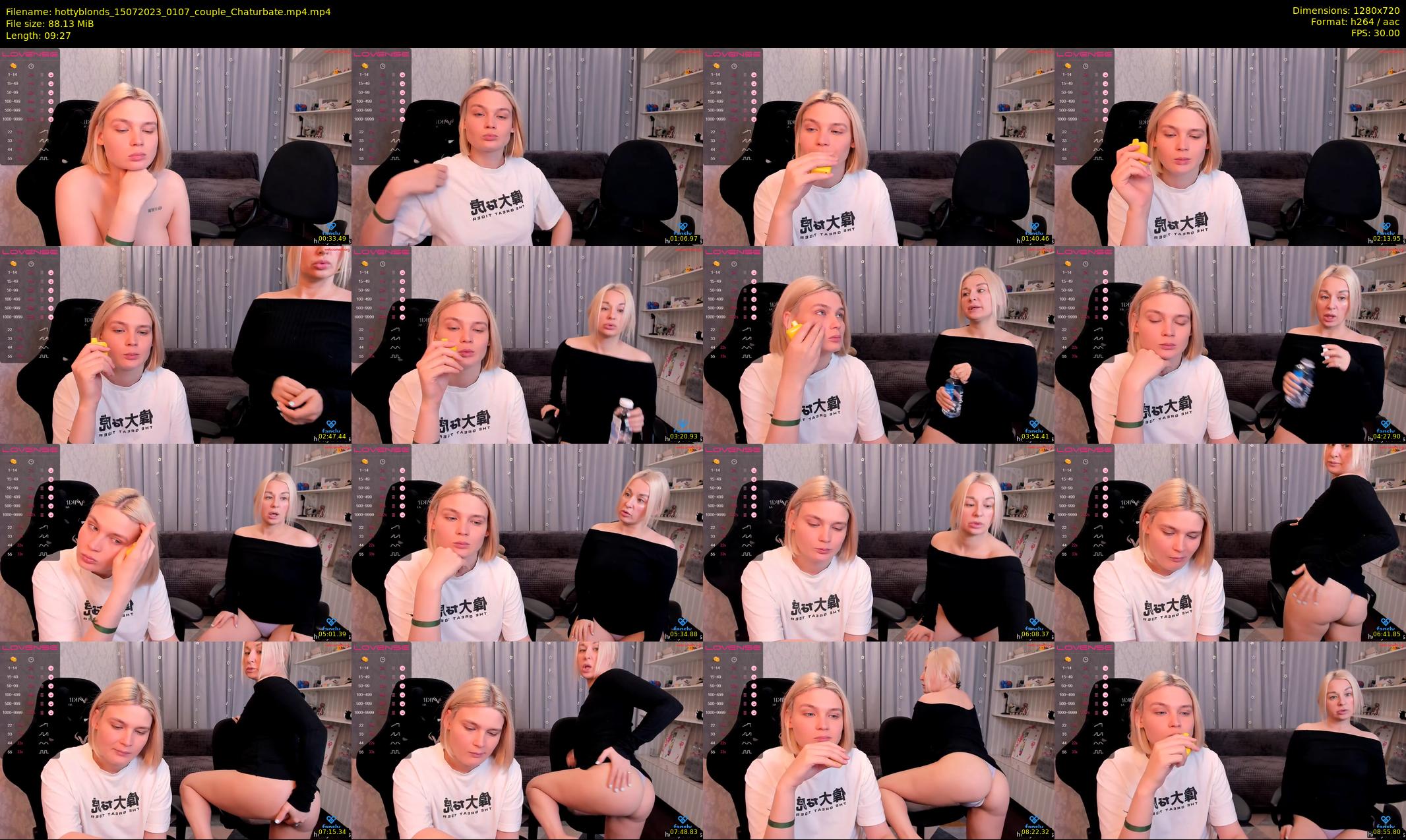 hottyblonds — 10 minute Chaturbate couple cam show recording, 720p, Jul 15, 2023