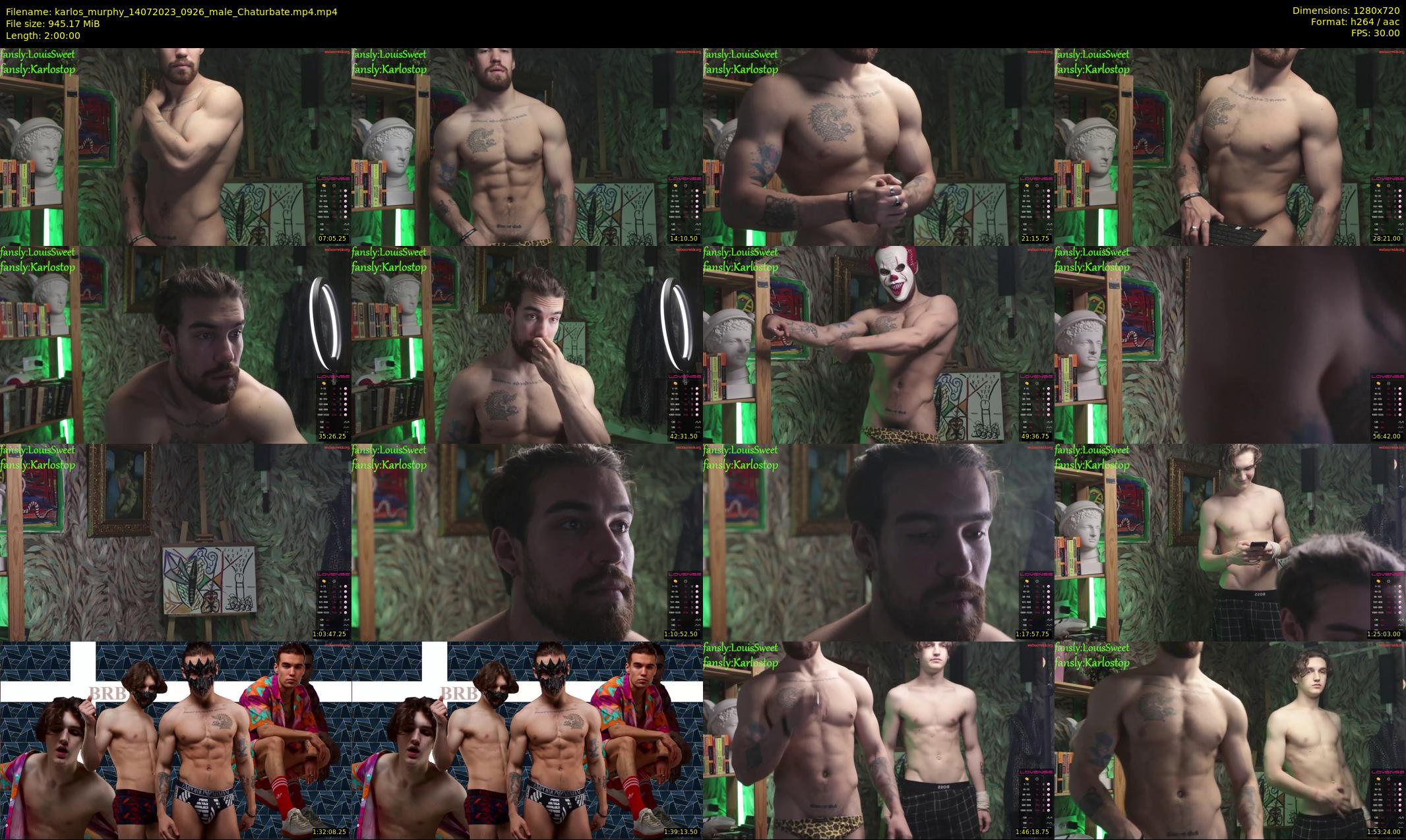 karlos_murphy — 120 minute Chaturbate male cam show recording, 720p, Jul 14, 2023