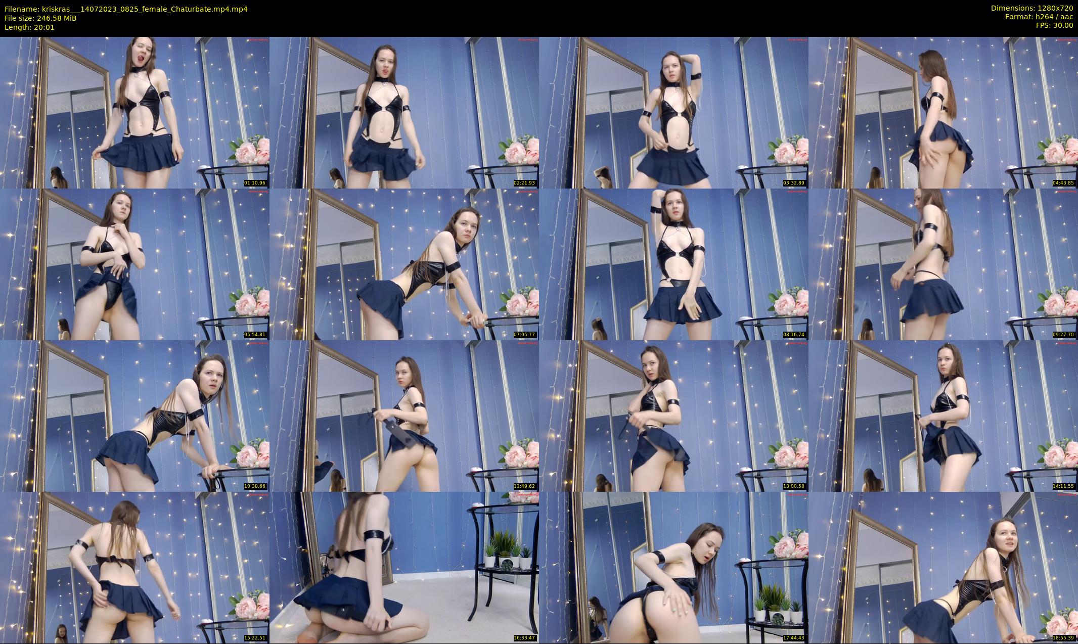 kriskras__ — 21 minute Chaturbate female cam show recording, 720p, Jul 14, 2023